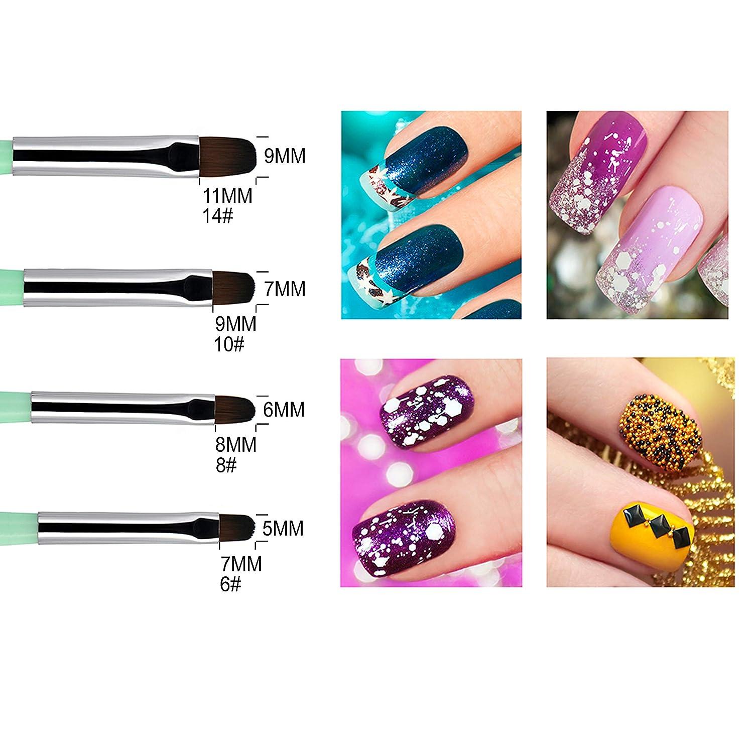 5 Pieces Nail Art Liners and Striping Brushes Set – Beaute Galleria