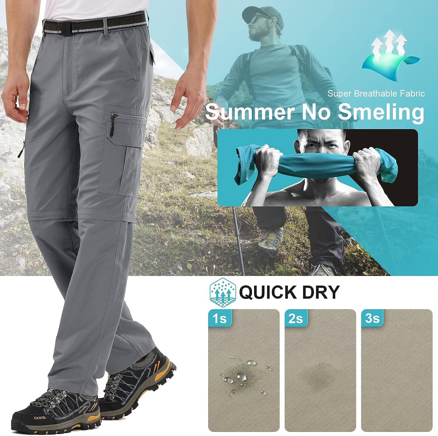Men's Lightweight Quick Dry Hiking Mountain Fishing Cargo Pants
