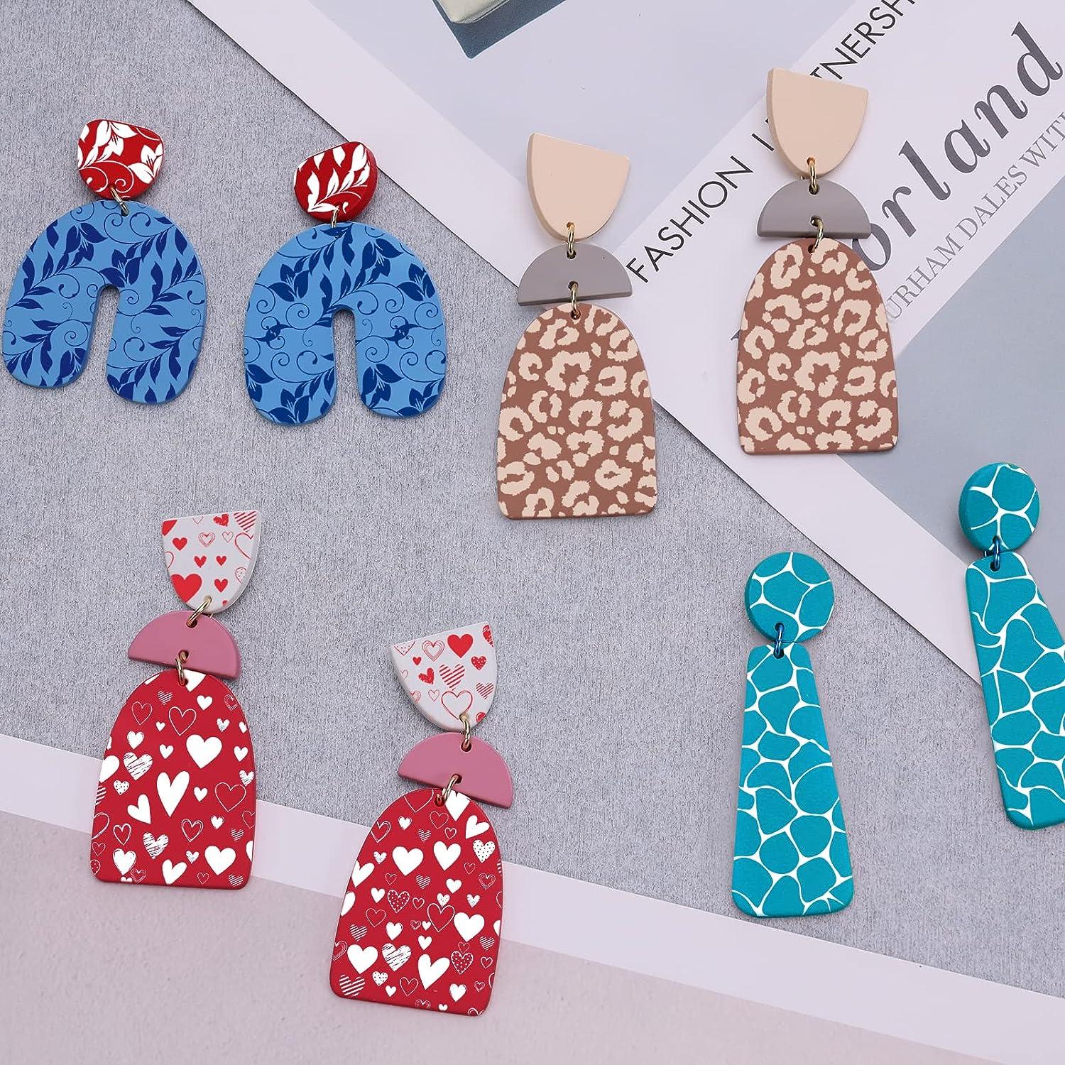  Caydo Polymer Clay Earring Making Kit with 3-Layer