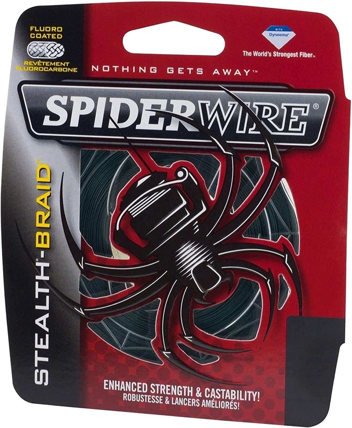 SpiderWire Stealth-Braid Moss Green Enhanced Fishing Line 15 lb 125 yd  Dyneema