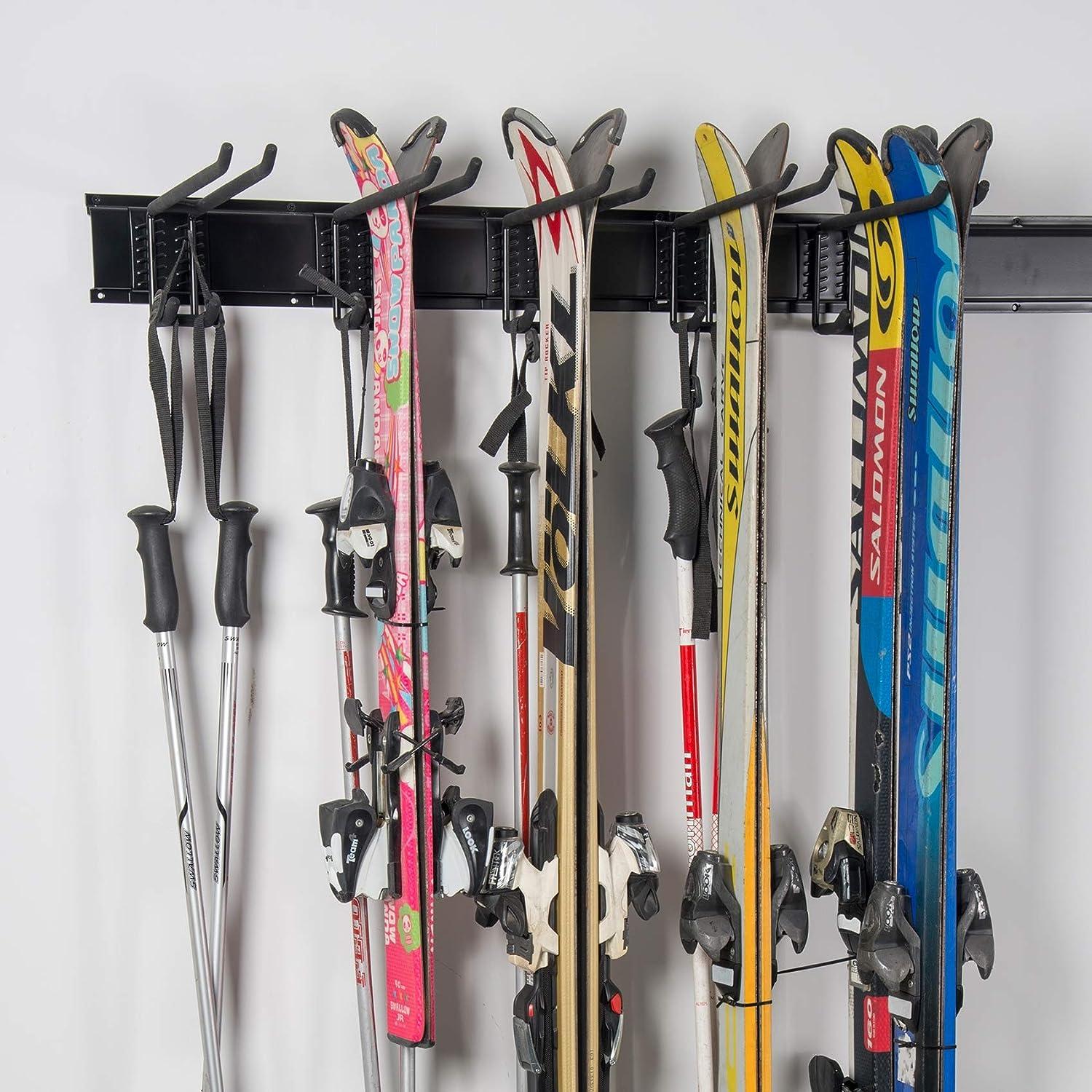 WALMANN Garage Storage Organization System Ski Wall Rack 10 Pairs of Skis  Mount Hanger Home Shed and Garage Snowboard Wall Rack System Holds Up to  300lbs - Yahoo Shopping