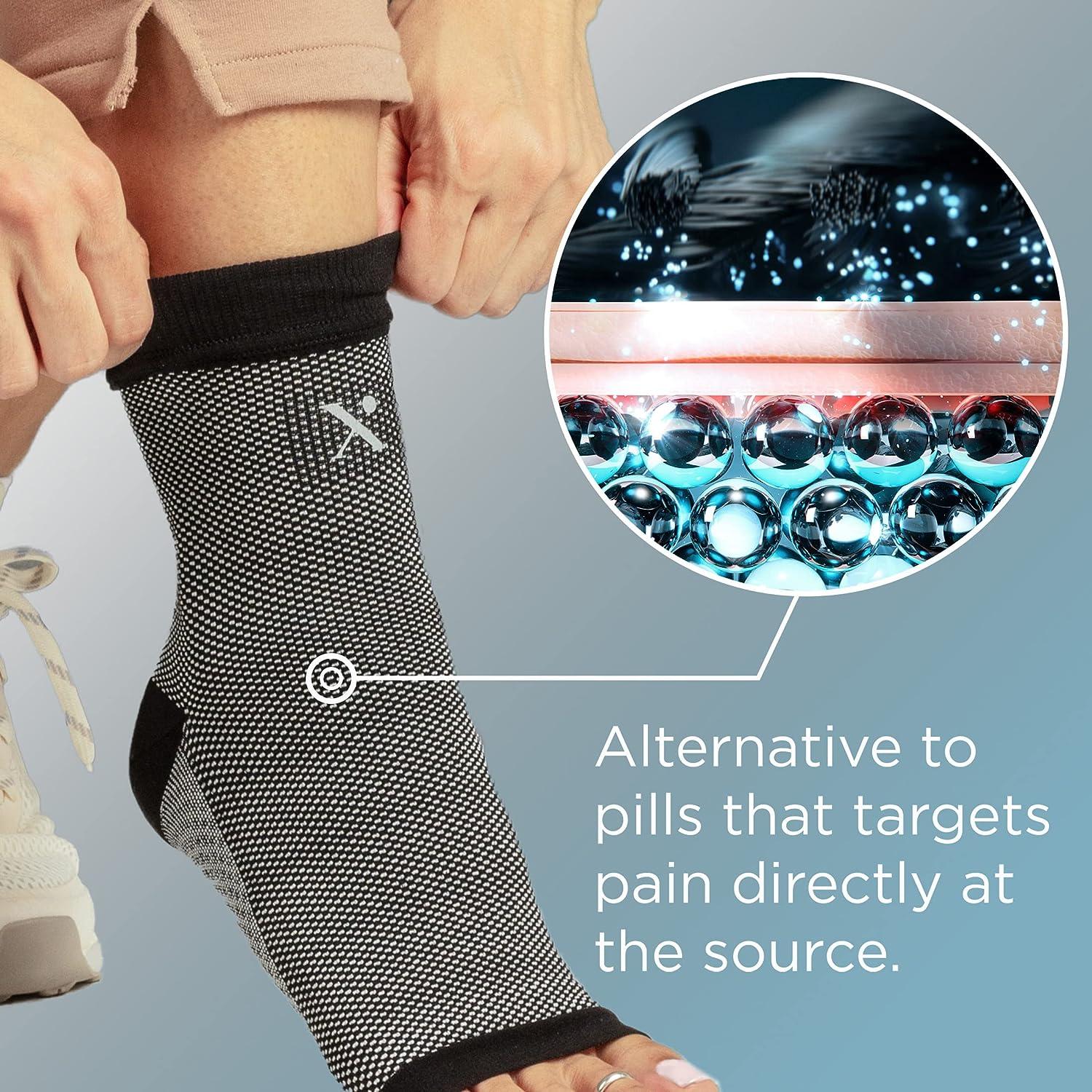 Calf Compression Sleeve Men Women Ankle Brace Leg Support Fasciitis Pain  Relief