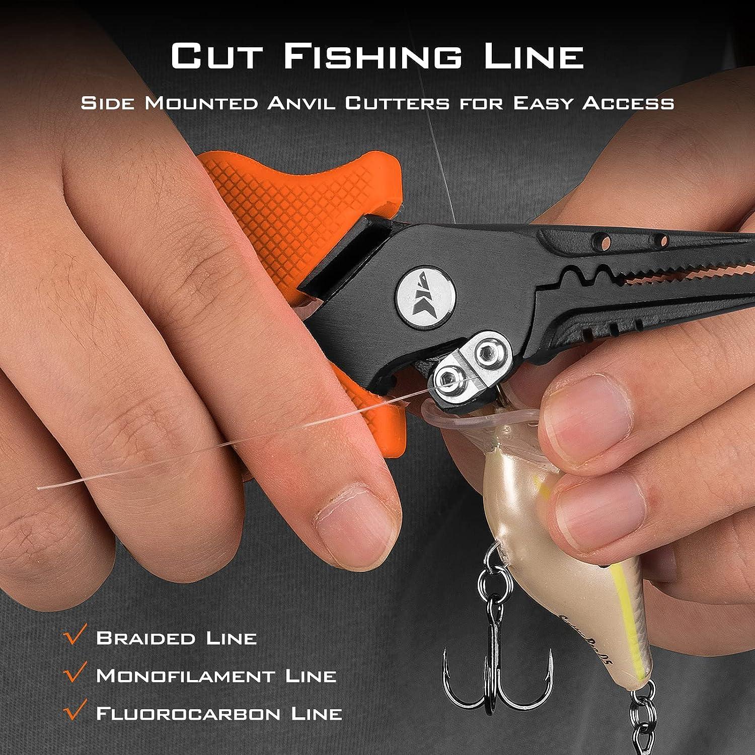 Fishing Line Braid Cutter Hook Remover Pliers Scissors Saltwater