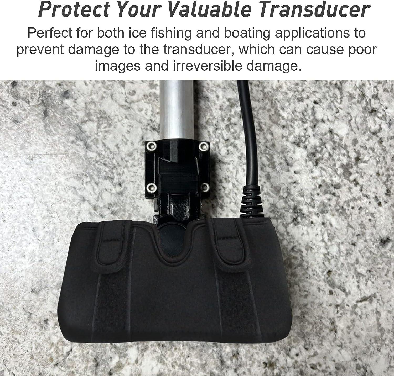 Transducer Cover, Veepeey livescope Cover fit Garmin lvs34 Transducer  Lowrance, Travel Transducer Cover Great for Travel to Protect Your Pricey