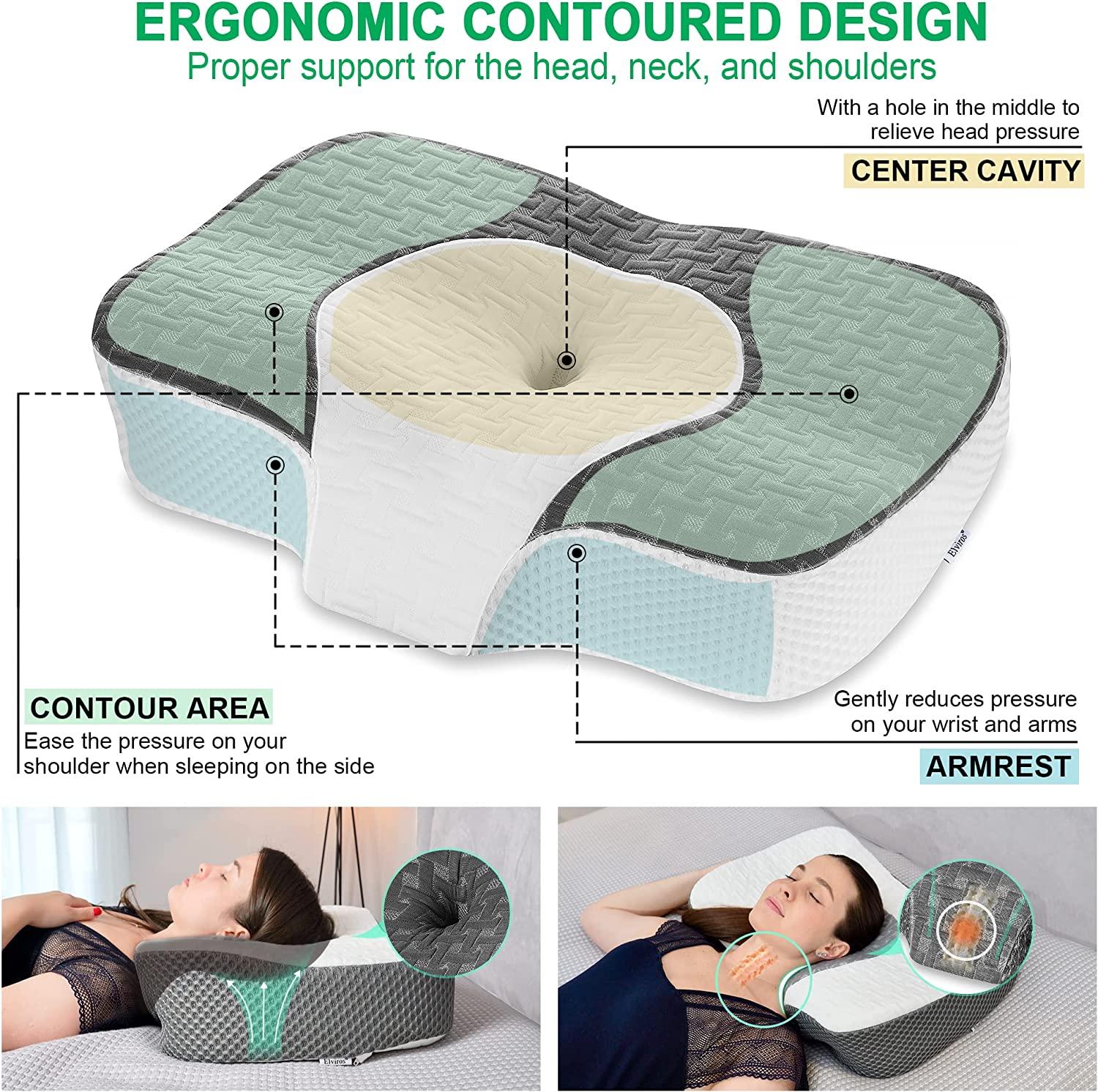 Air Core Cervical Pillow  Adjustable Orthopedic Support