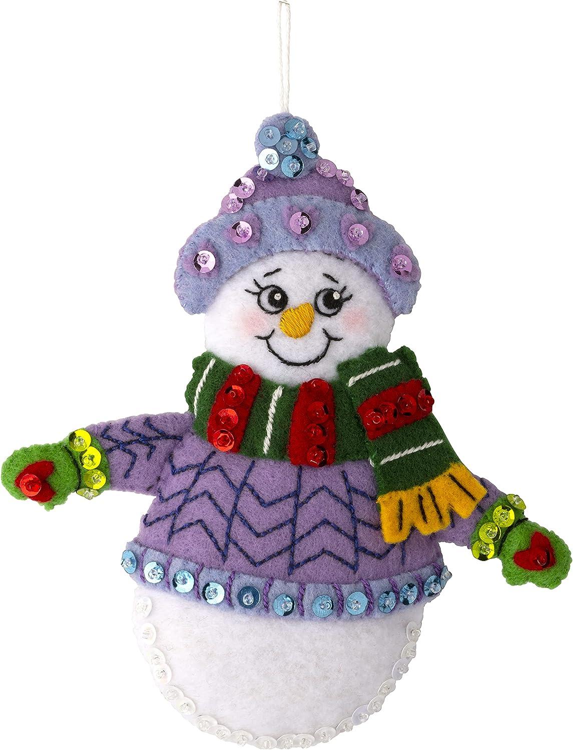 Felt Ornaments Applique Kit - Winter Wonderland