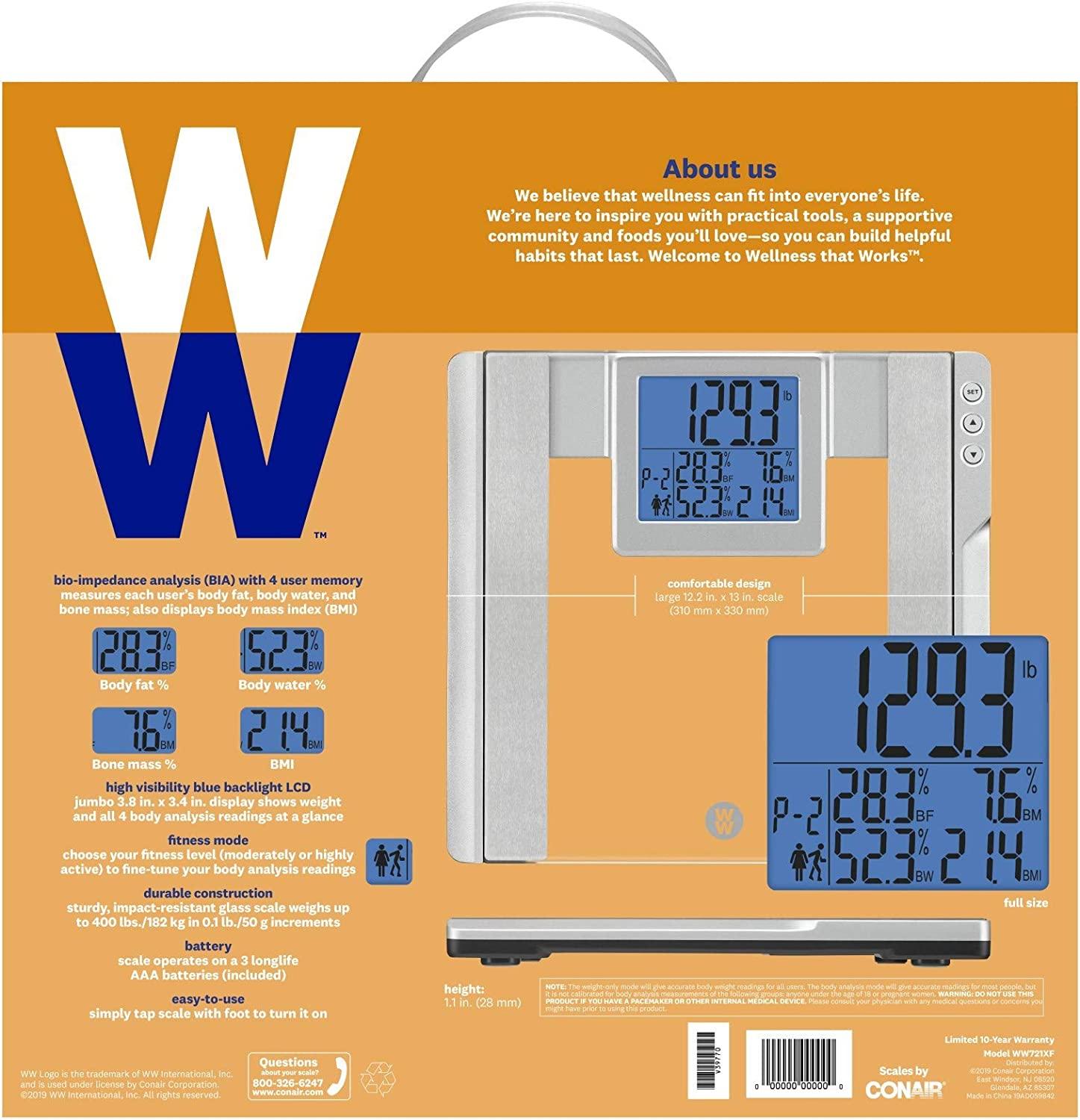 Ww Scales By Conair Digital Glass Scale