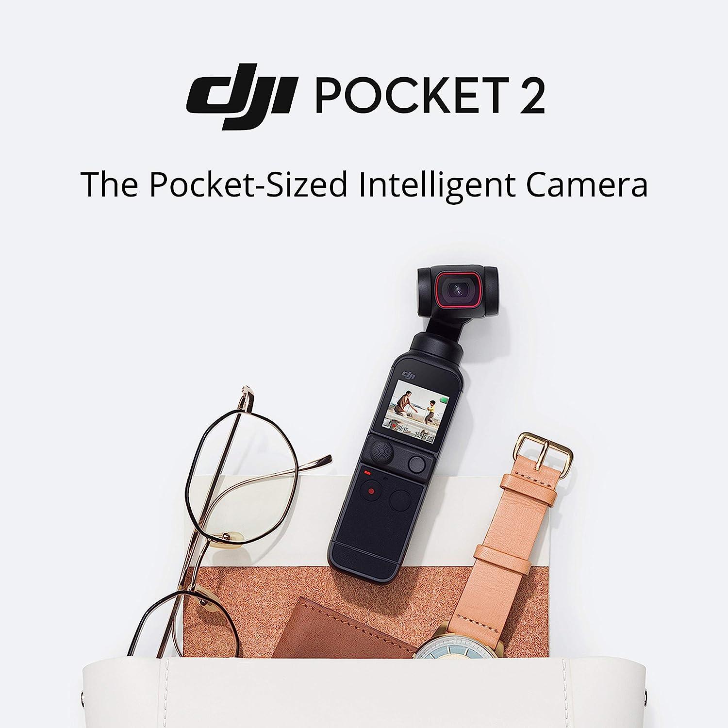  DJI Osmo Pocket Handheld 3-Axis 4k Gimbal Stabilizer with  Integrated Camera : Electronics