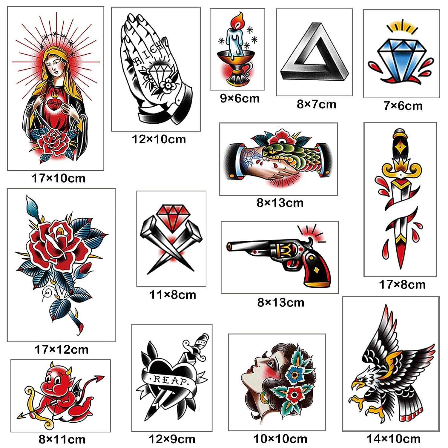 Traditional Tattoo Ideas & Meanings - Anchors, Daggers, Flash, Ships &  More...