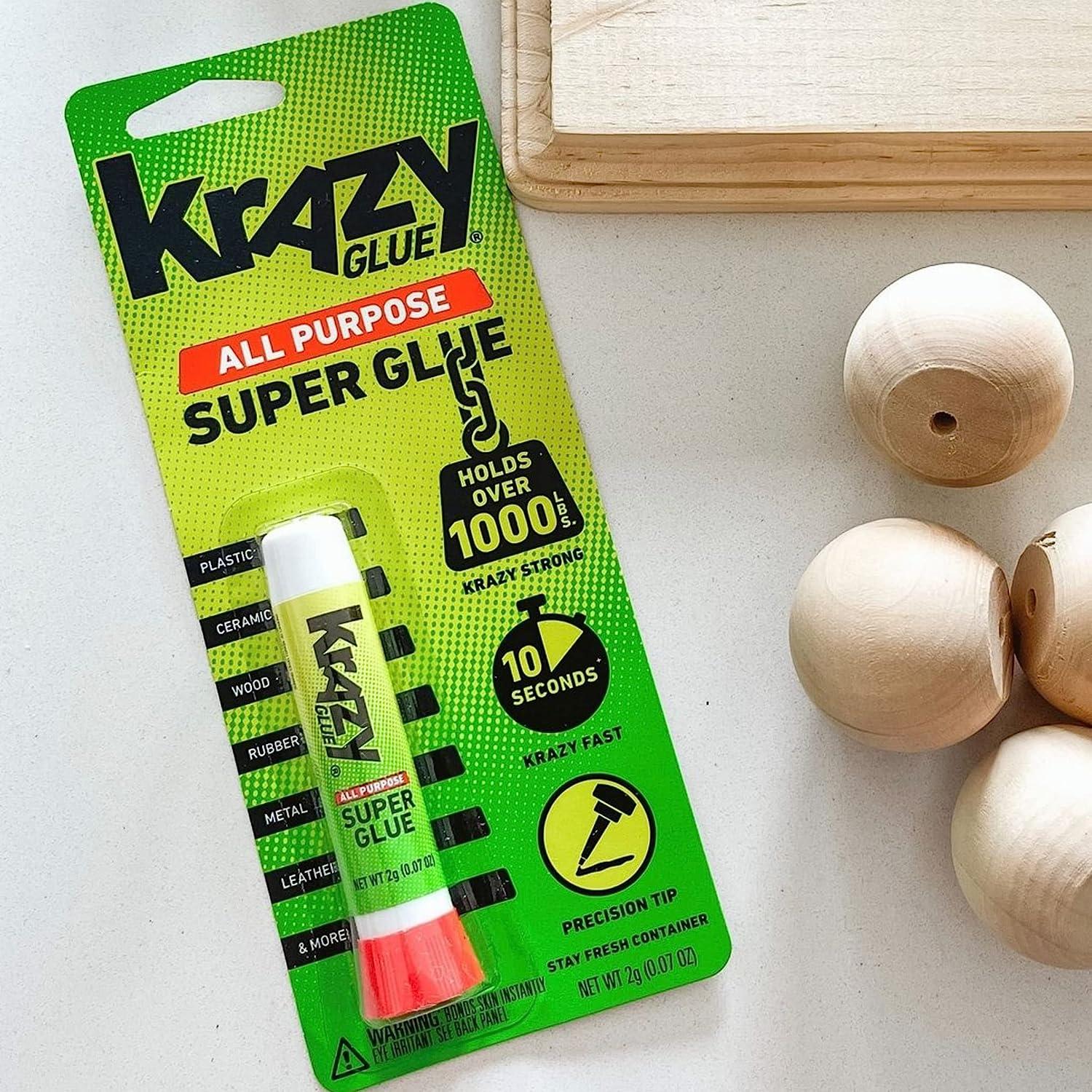 Original Krazy Glue Crazy Super Glue All Purpose Instant Repair