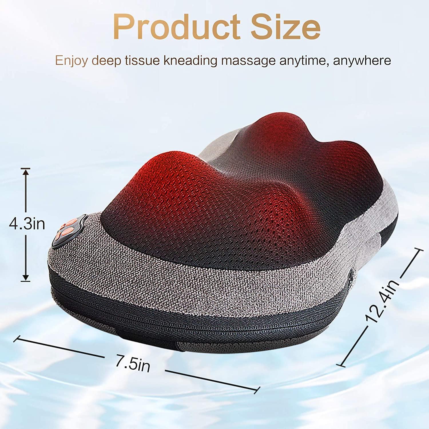 Massager with Heat - Deep Tissue Kneading Electric Back Massage - health  and beauty - by owner - household sale 