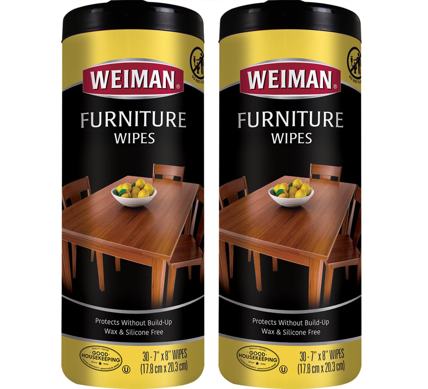 Weiman Leather Conditioning Wipes, 30 count