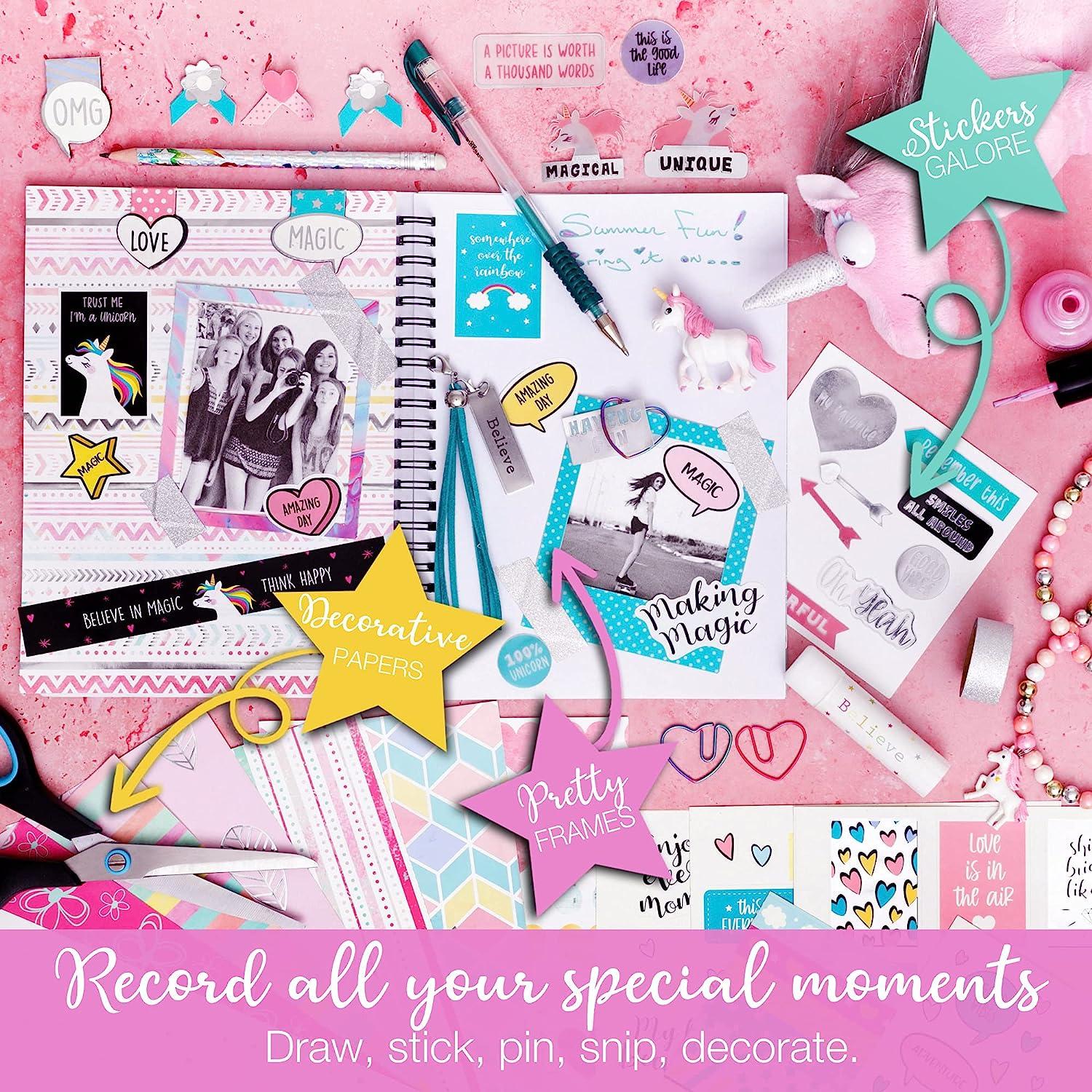 Scrapbook Kit Teenage Girls Diary Supplies Set DIY Journal Kit