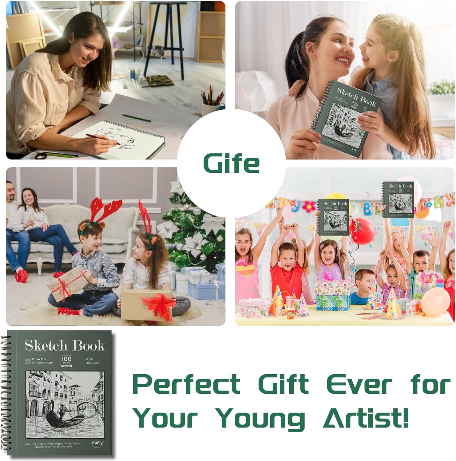 Personalized Sketch Pad, Custom Sketchbook for Kids, Young Artists
