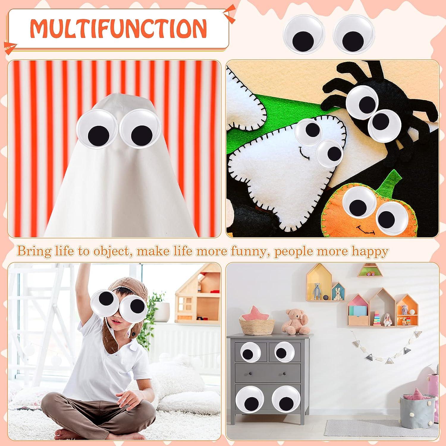 1 Pair Giant Plastic Wiggle Googly Eyes Gag Gifts for Kids Home Garden  Decor
