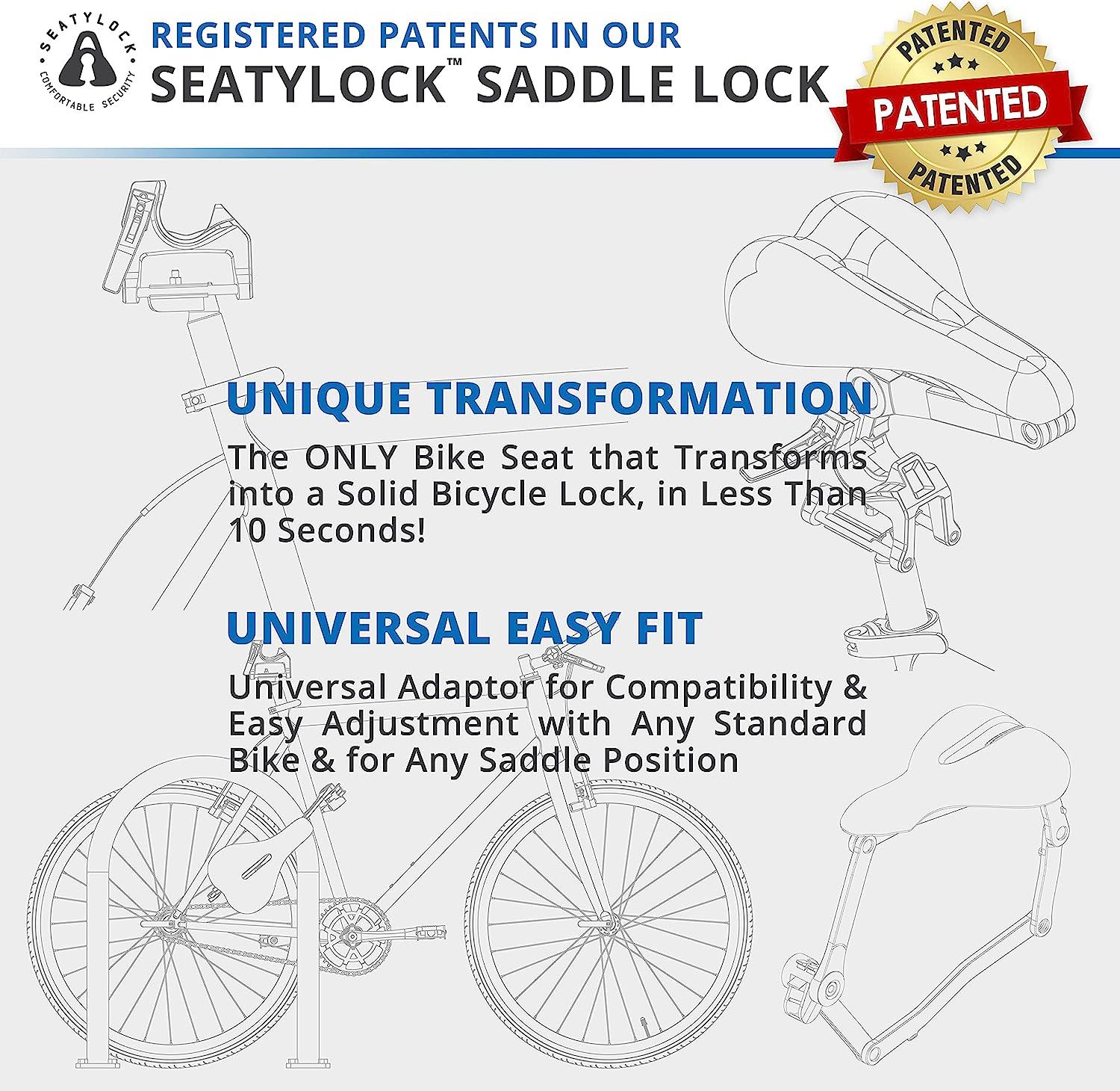 Foldylock Compact Folding Bike Locks - Set of 2 Matching Bike Locks with 6 Identical Keys - Patented Lightweight Heavy Duty Anti Theft Locks with Car