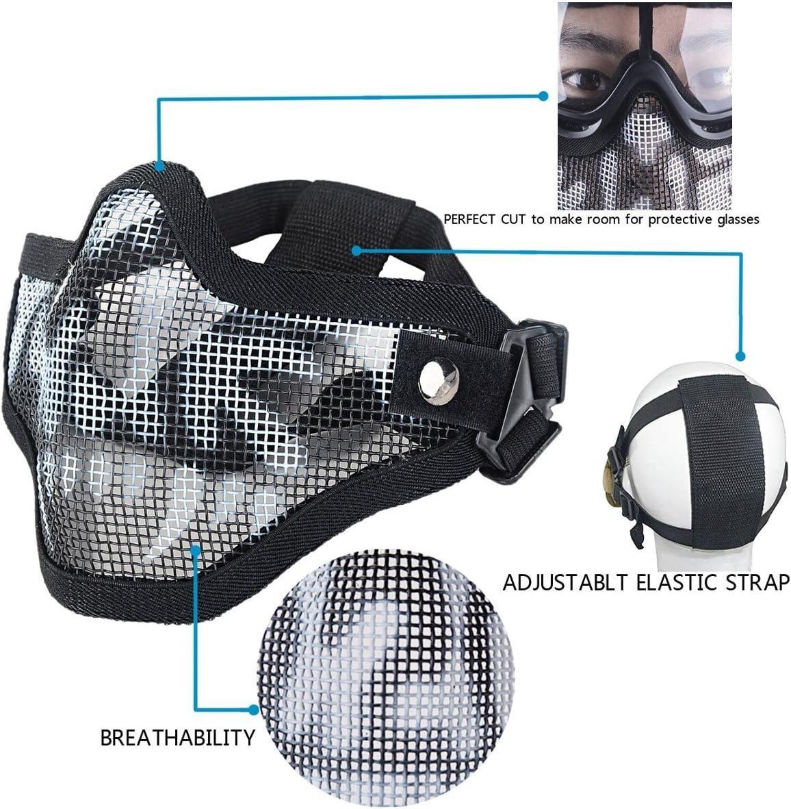 Tactical Paintball Mask Airsoft Masks, For Airsoft BB Hunting, CS
