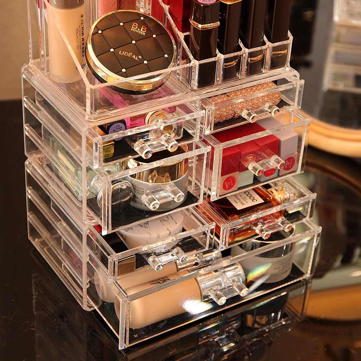 Acrylic Clear Makeup Organizer And Storage Stackable Skin Care