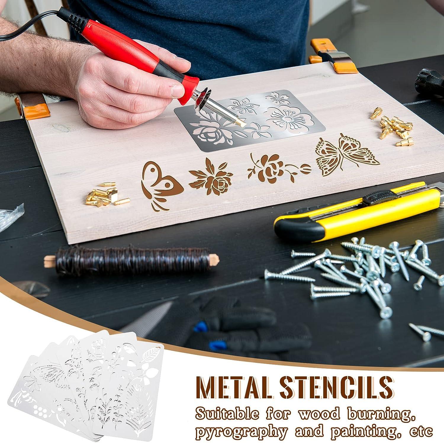 Metal Engraving Stencils, Paint Lettering Template
