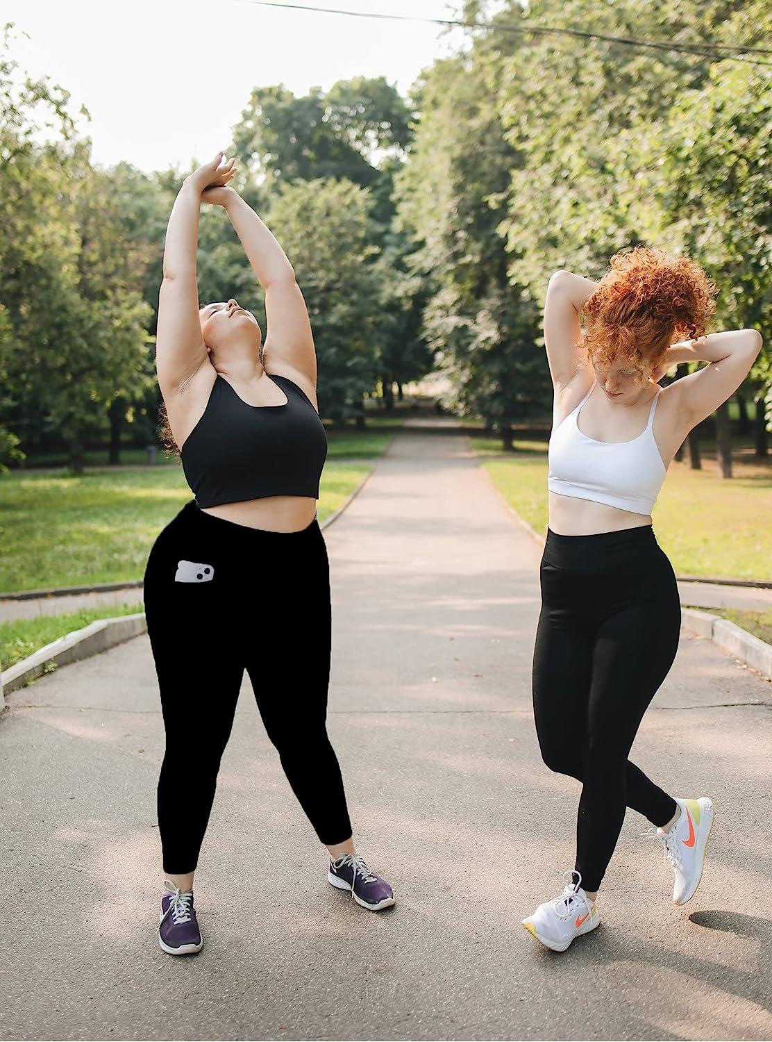 MOREFEEL Capri Plus Size Leggings for Women with Pockets-Stretchy XL-4XL Tummy  Control High Waist Workout Black Yoga Pants - Yahoo Shopping