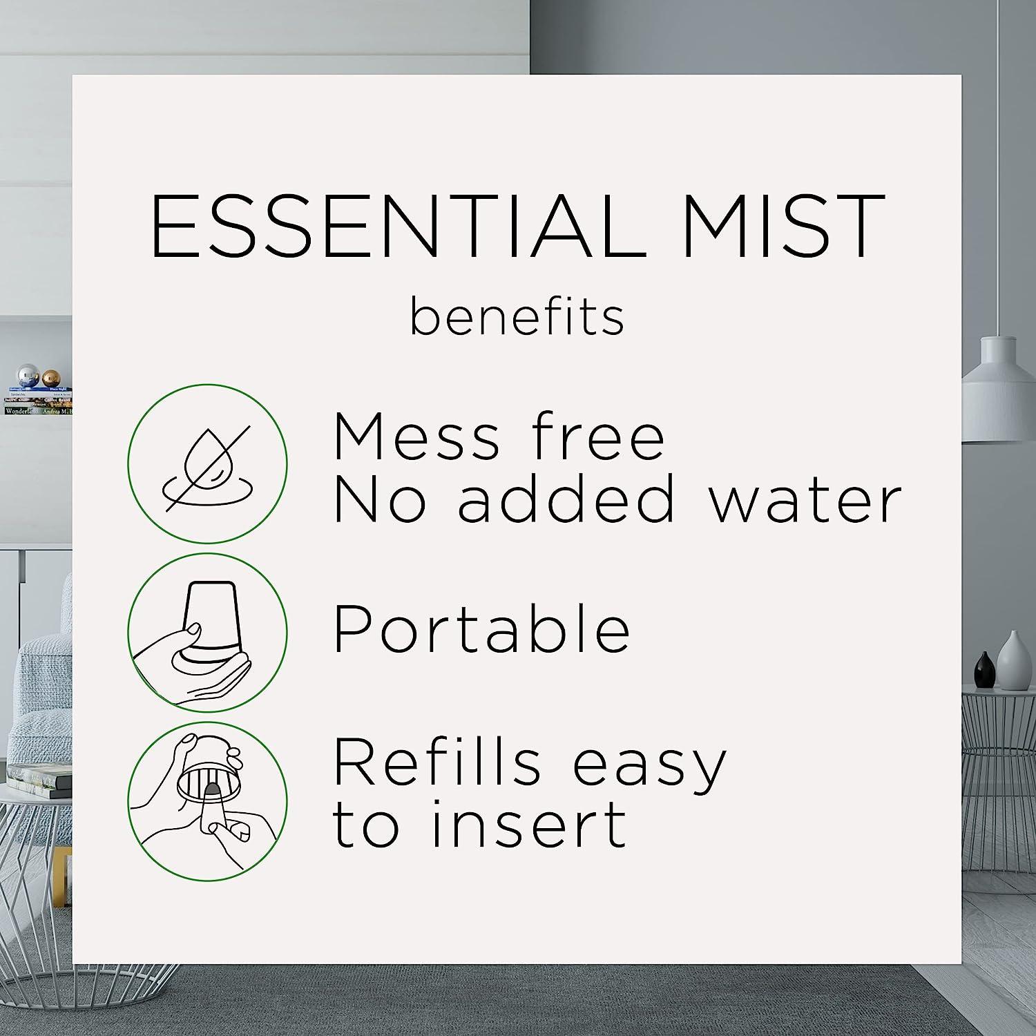 Air Wick Essential Mist Refill, 3ct, Fresh Waters, Air Freshener, Essential  Oils