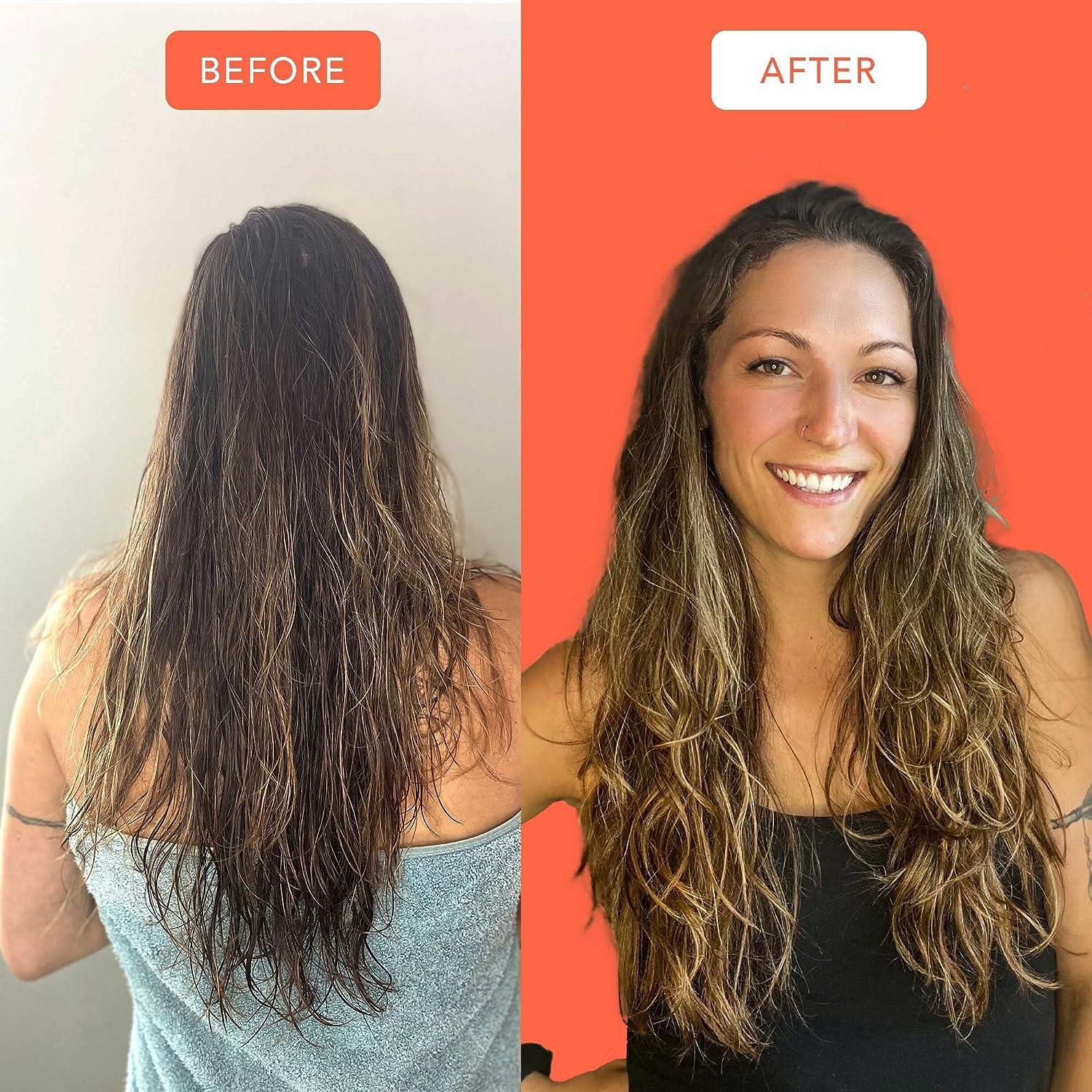 texturized hair before and after