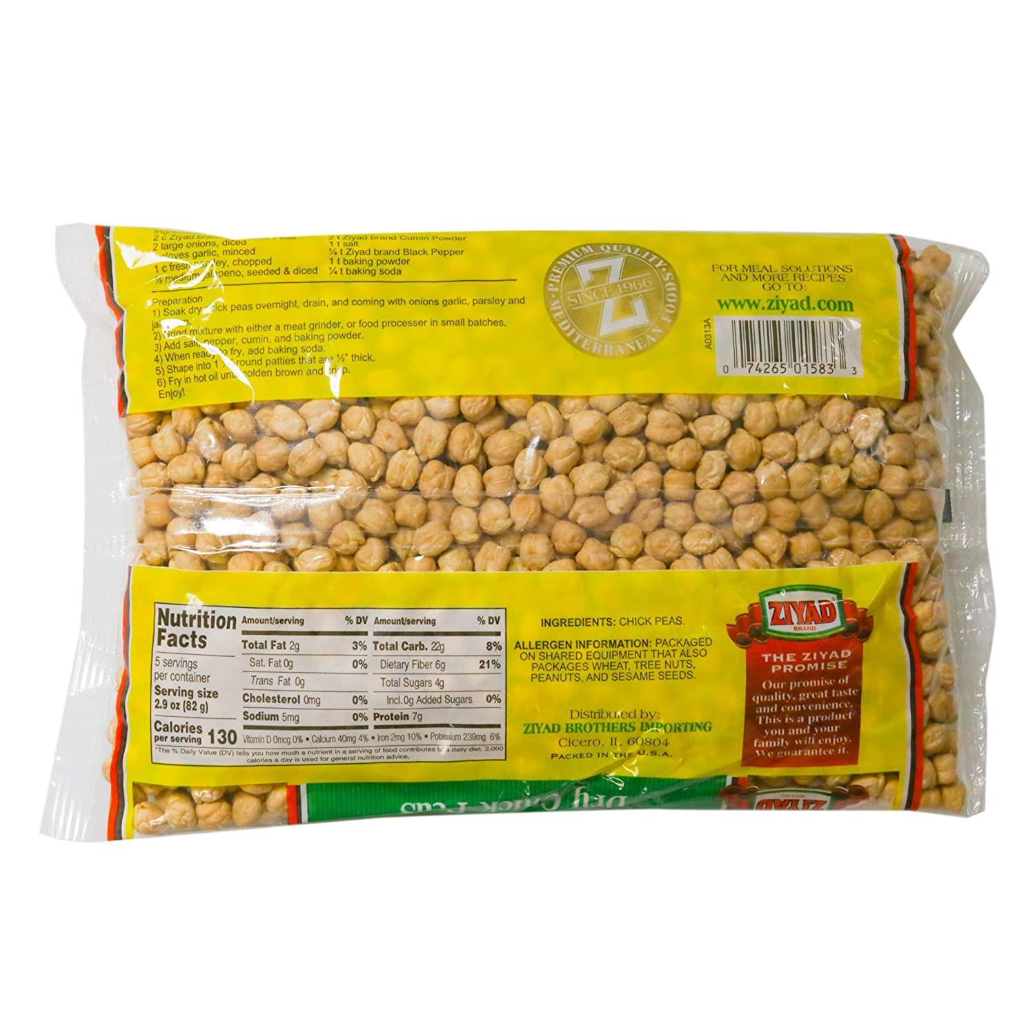 Ziyad Dry Chickpeas Garbanzo Beans Ancient Grains No Additives No ...