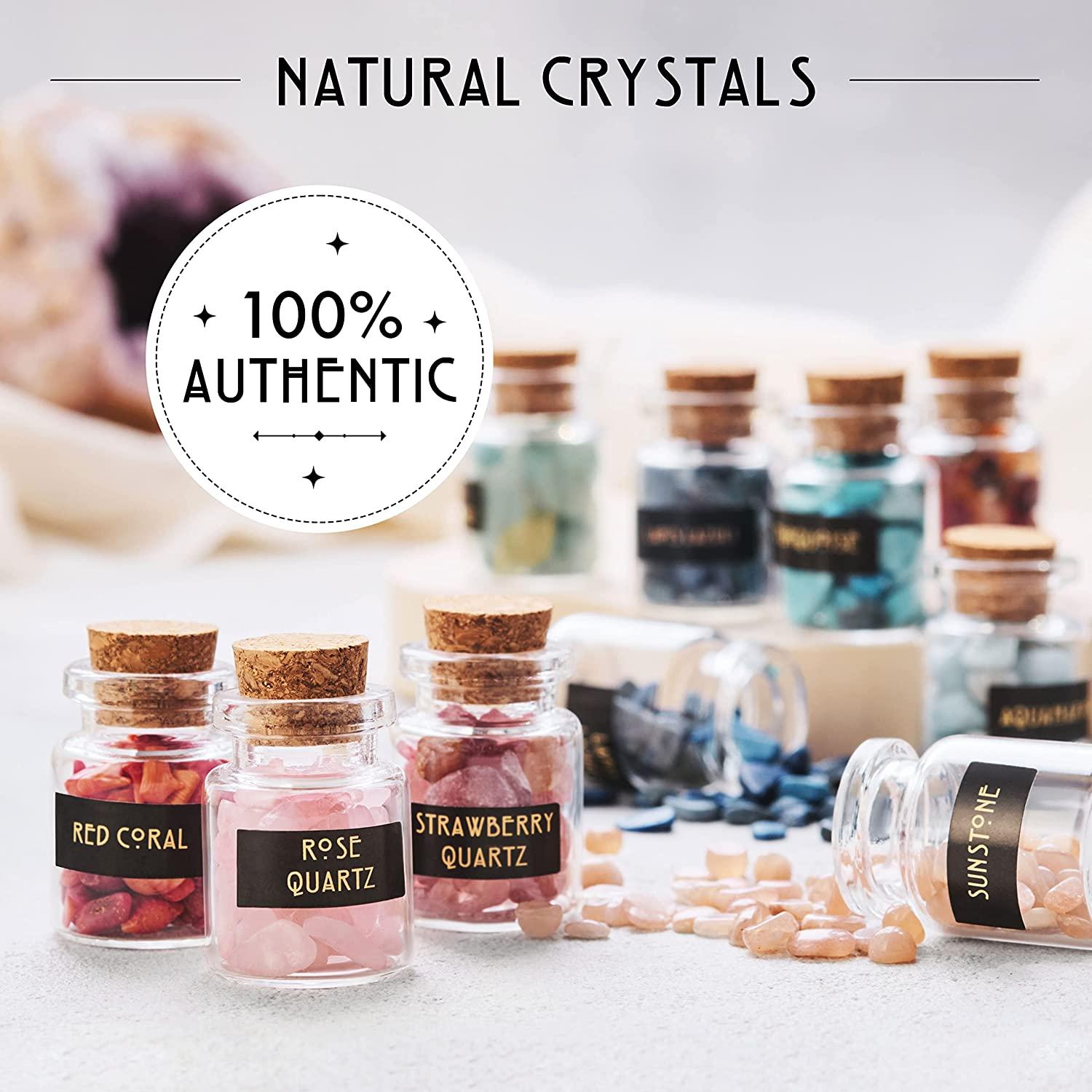 Crystal Chips - Small Crystals - Mini Crystals for Spell Jars - Gemstone  Chips - Witch Healing Crystals - Spell Bottles - Crystal Jar - Tumbled  Stone