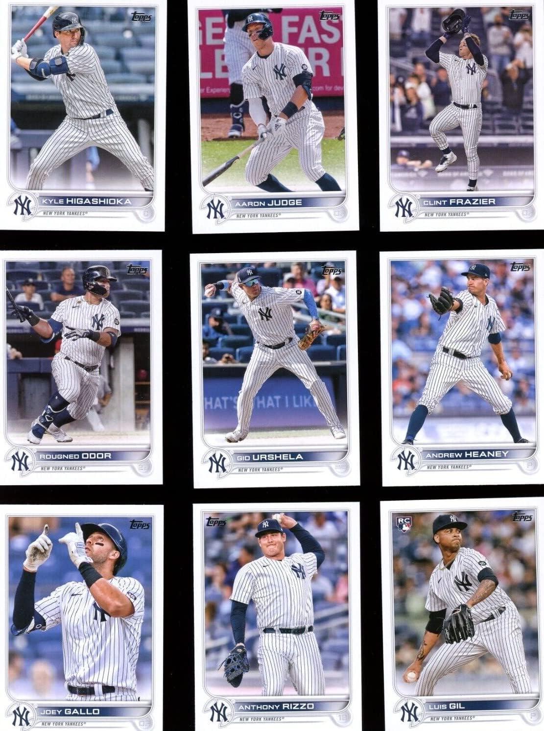 New York Yankees 2022 Topps Complete Mint Hand Collated 26 Card Team Set  Featuring Aaron Judge and Gerrit Cole Plus Rookie Cards and Others