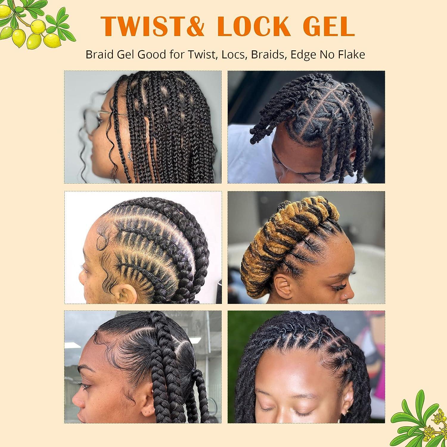 Twist And Lock Gel Braiding Hair Moisturizing Gel Pomade Braiding Hair  Supplies For Curls Braidlocks Interlocks Microlocs - AliExpress