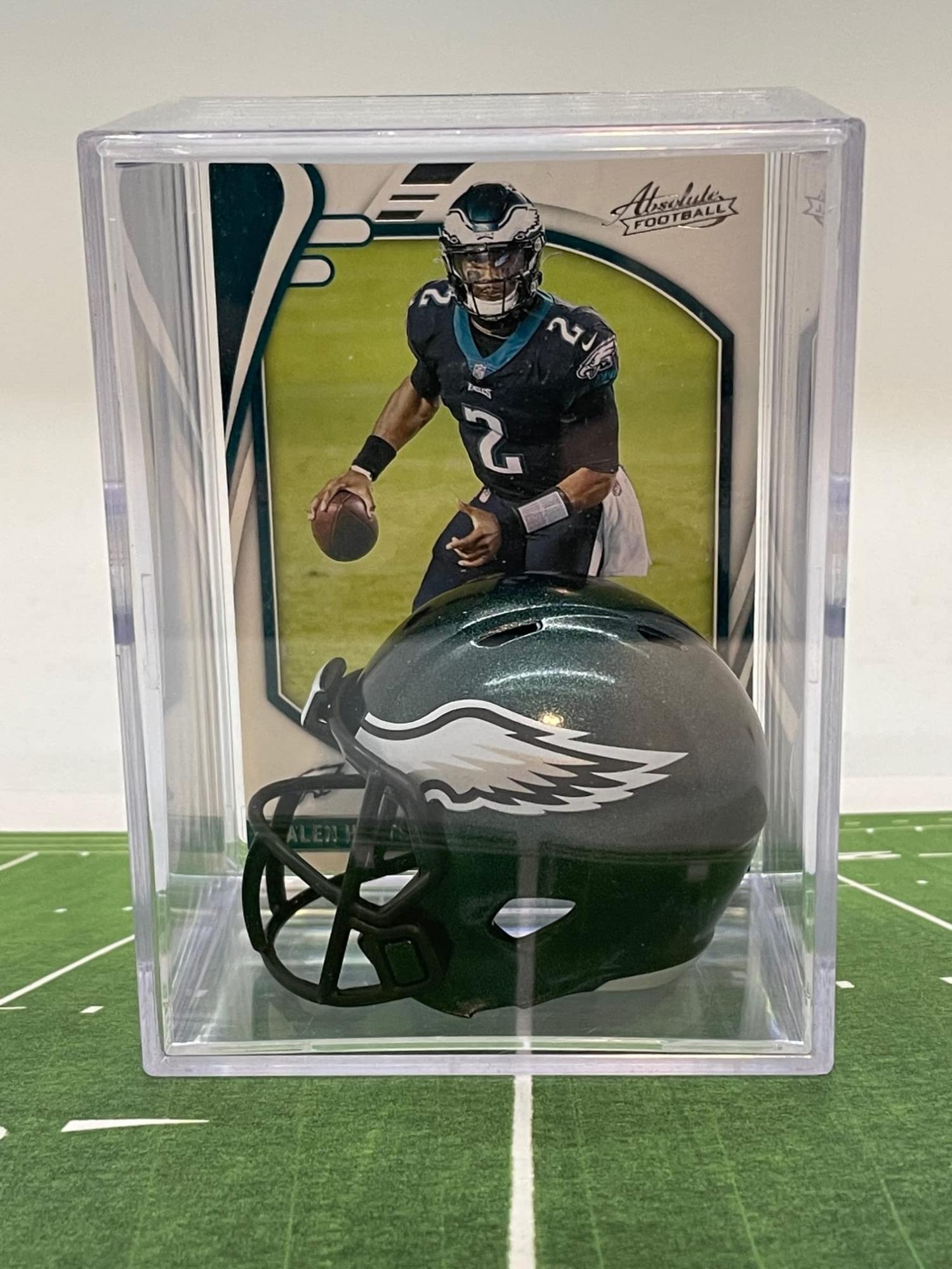 : Philadelphia Eagles NFL Helmet Shadowbox w/ Brent