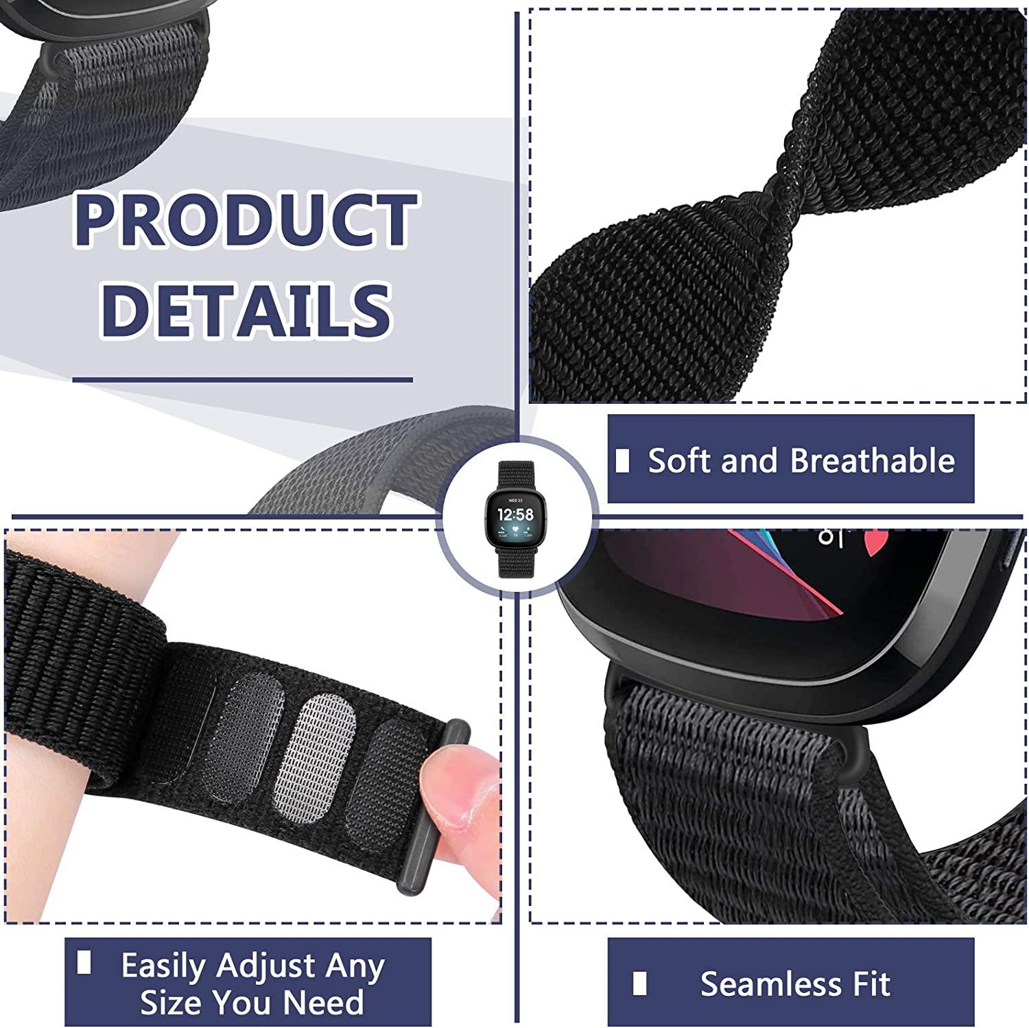 Woven Nylon Sport Loop Smart Watch Band Strap For Huawei Band 8 / Band 7  Belt