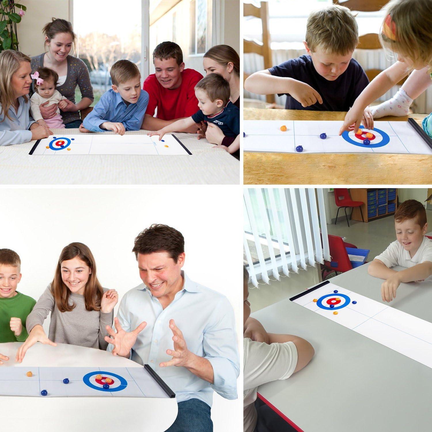 Desktop Curling Children's Educational Desktop Game Toys Parent-child  Interactive Battle Mini Curling Board Game Adult Suit - AliExpress