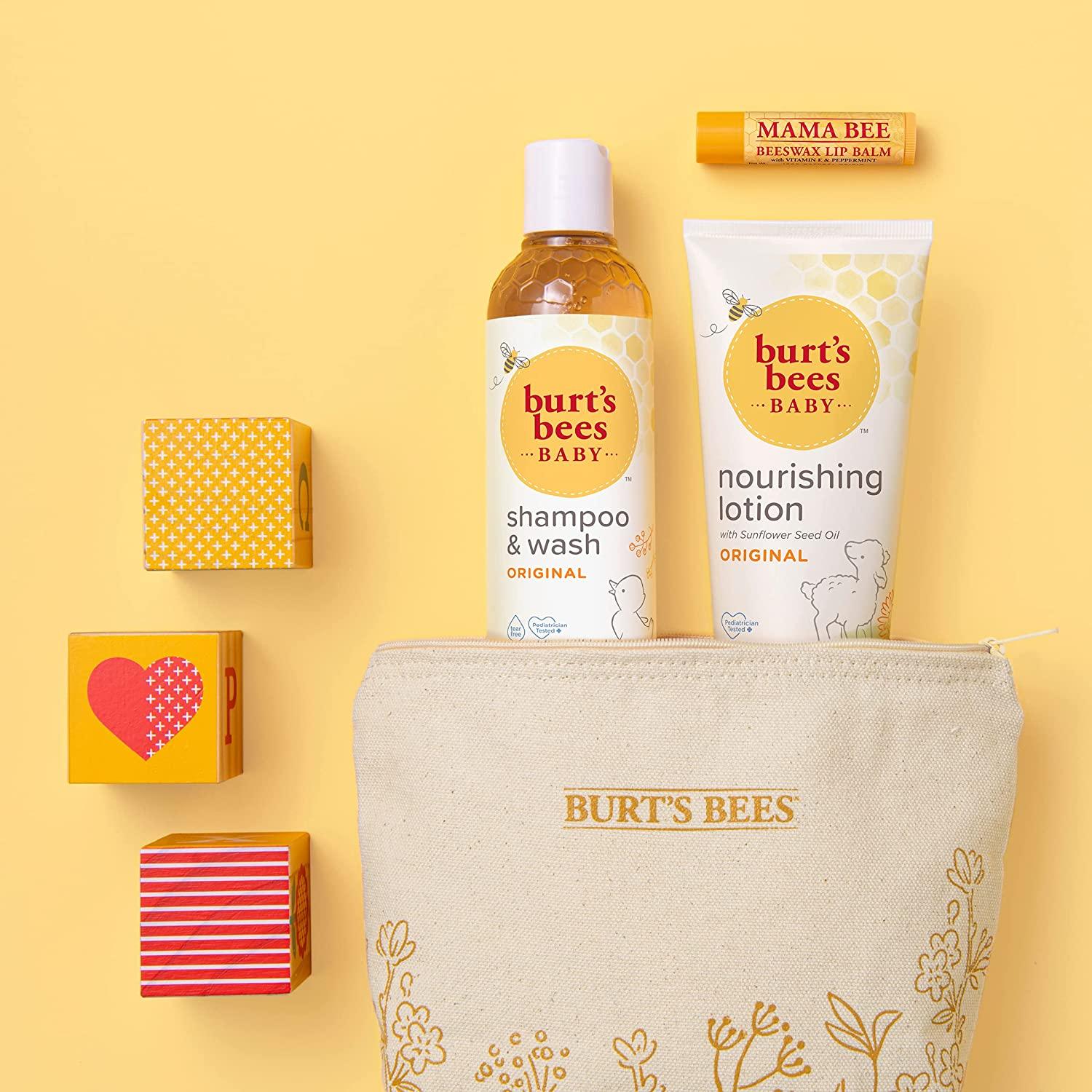 Burt's Bees Joyful Moments with Baby Shampoo Wash, Lotion and Lip Balm