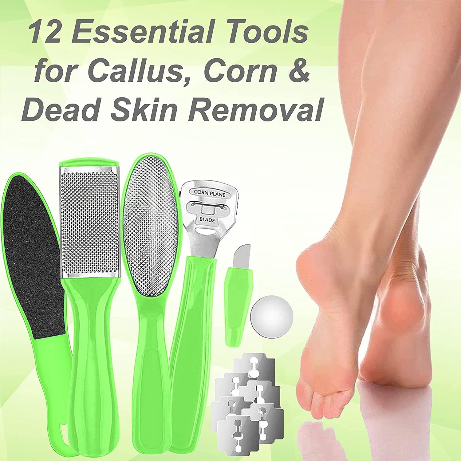 Household Pedicure Tools, Dead Skin Exfoliating Foot Scrubber With Wooden  Handle, Foot Care Tool - Temu