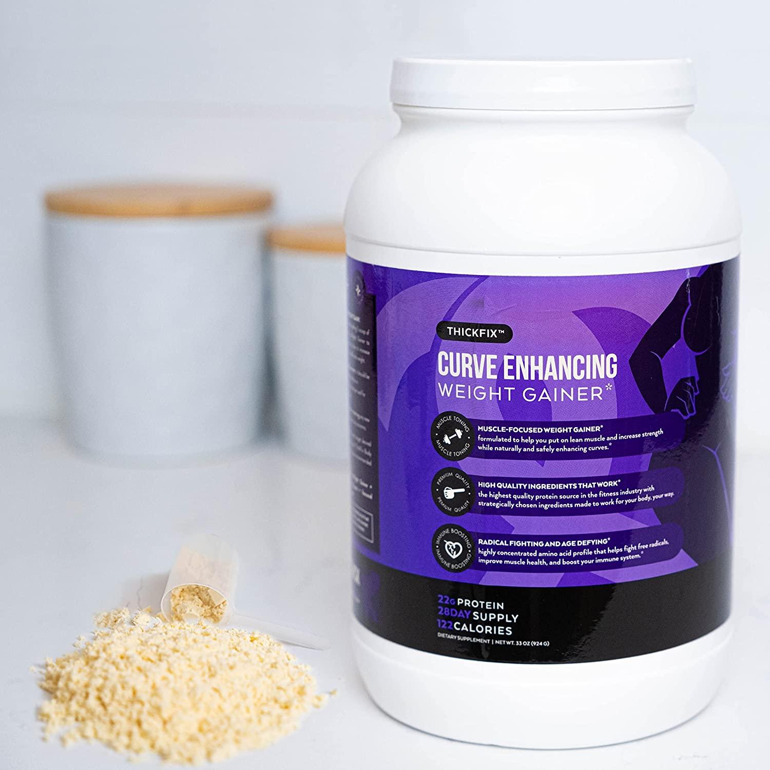 Gluteboost - ThickFix Curve Enhancing Weight Gainer Shake - Grass