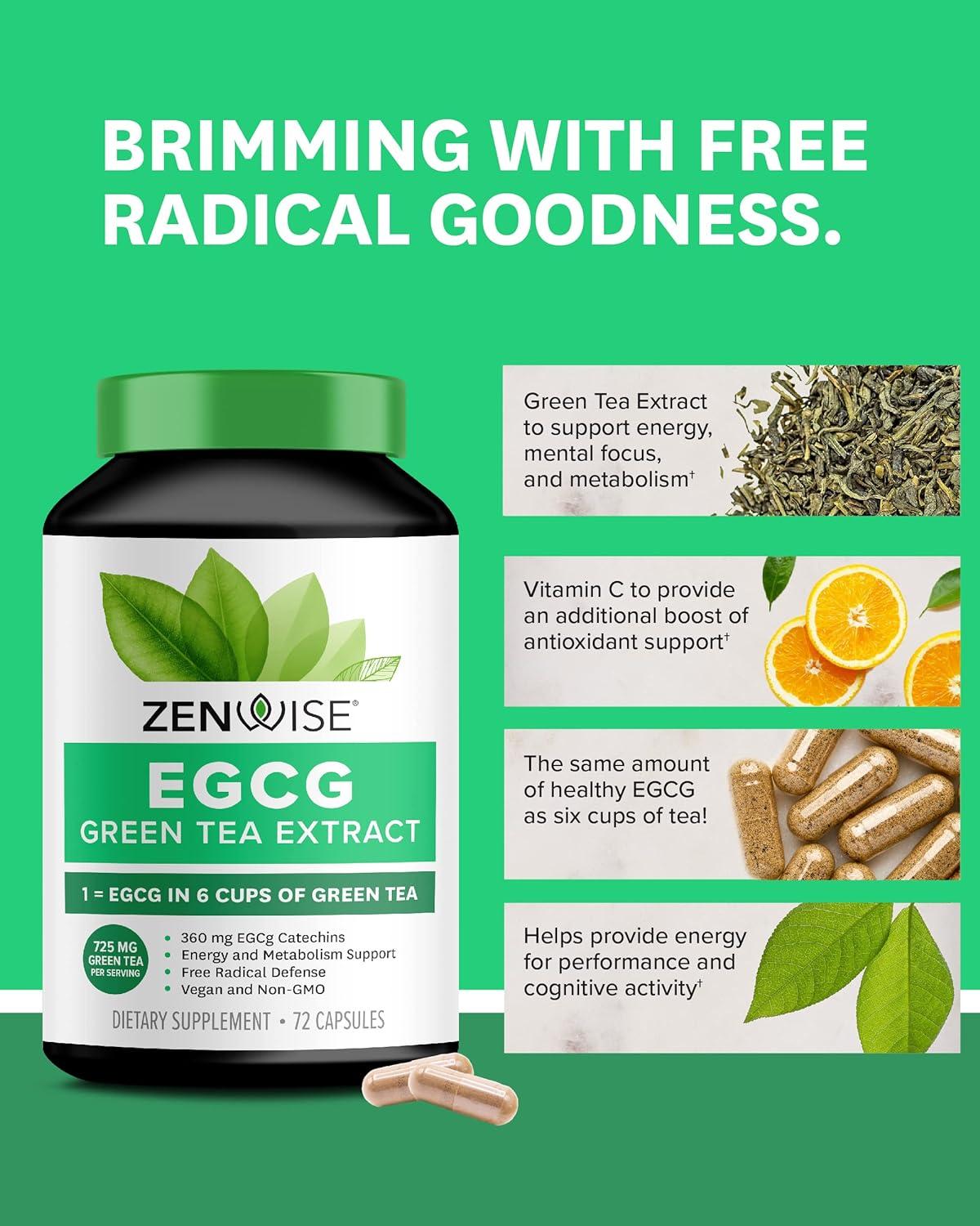 Green tea extract and mental focus