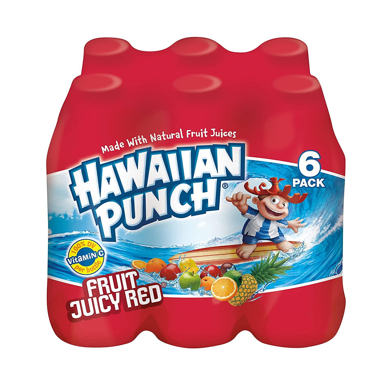 Hawaiian Punch Fruit Juicy Red 10 Fluid Ounce Bottle 6 Count Pack Of 4 Fruit Juicy Red 10 Fl 3017