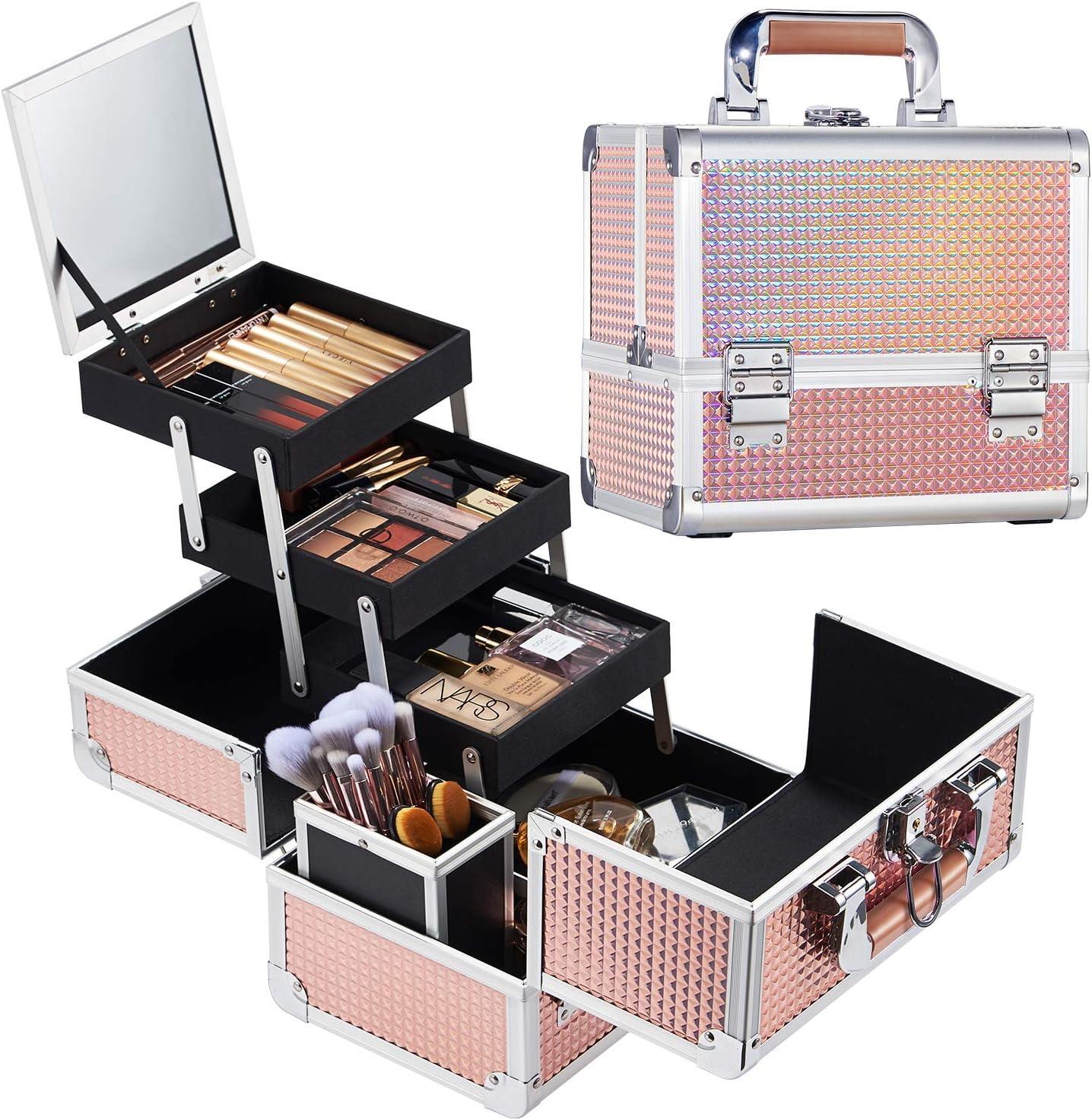 Mini Suitcase Storage Box Travel Trunk Jewellery Organizer