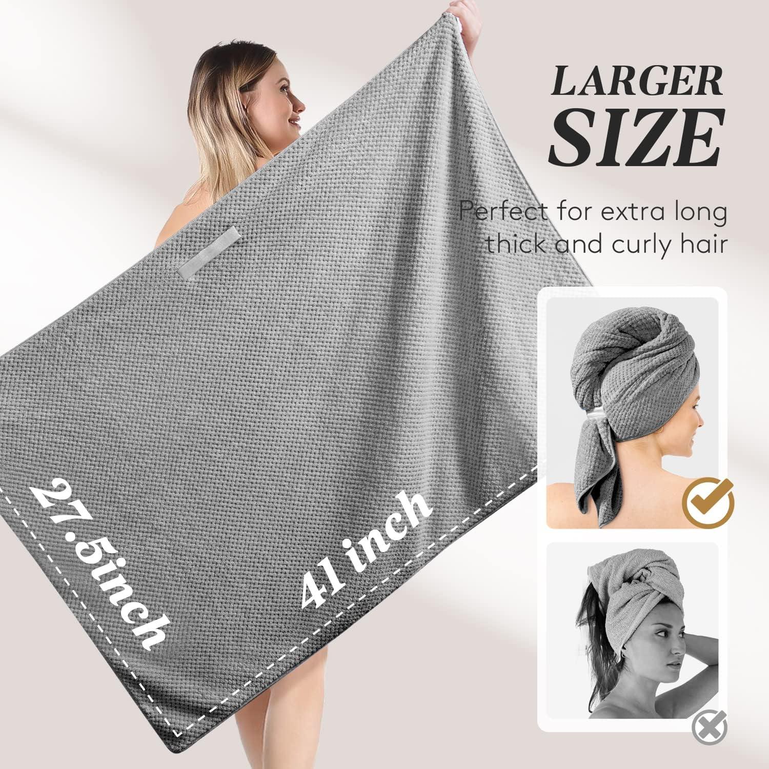 Plume Ultra Soft Microfiber Hair Towel