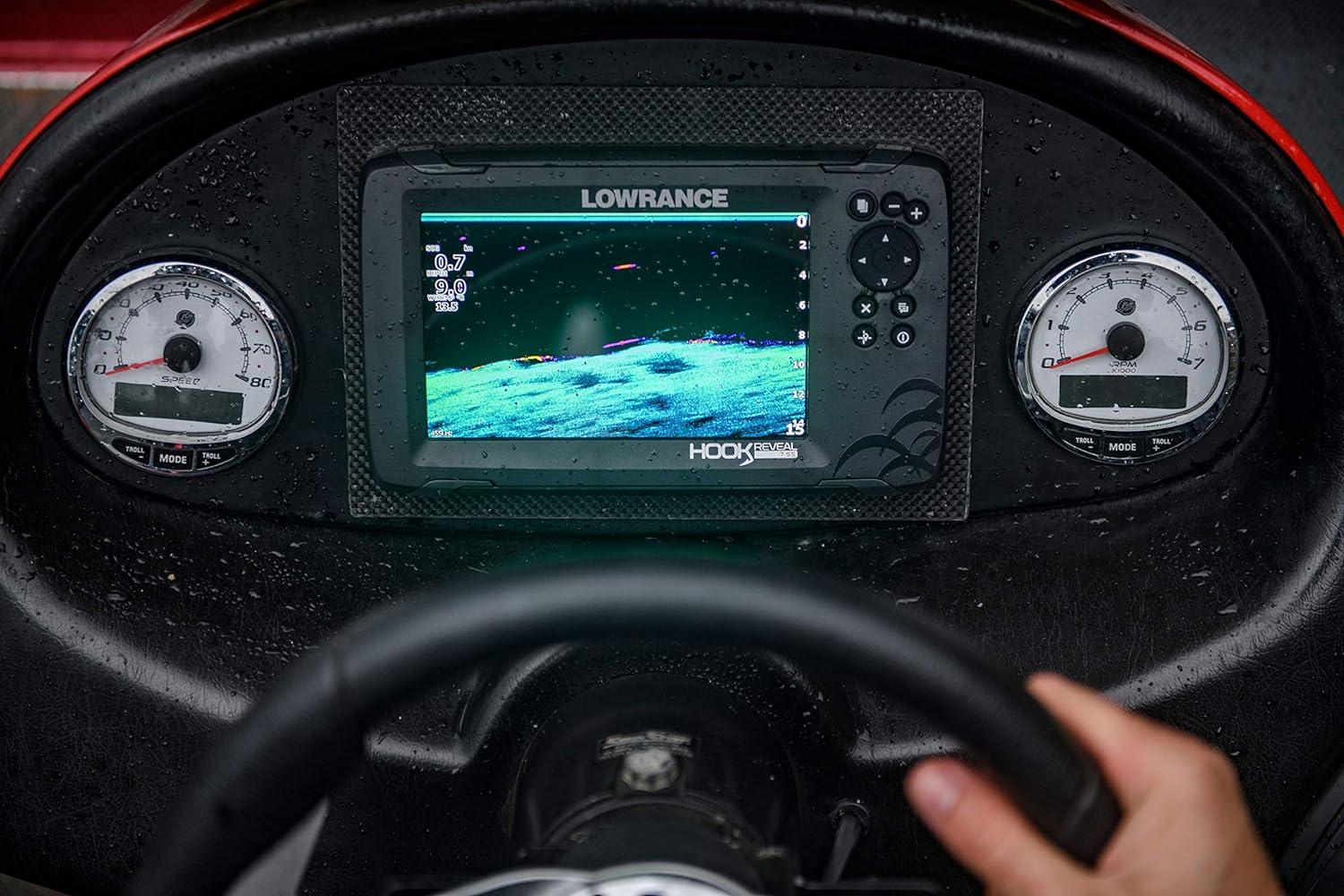 Lowrance Hook Reveal 7 Inch Fish Finders with Transducer, Plus
