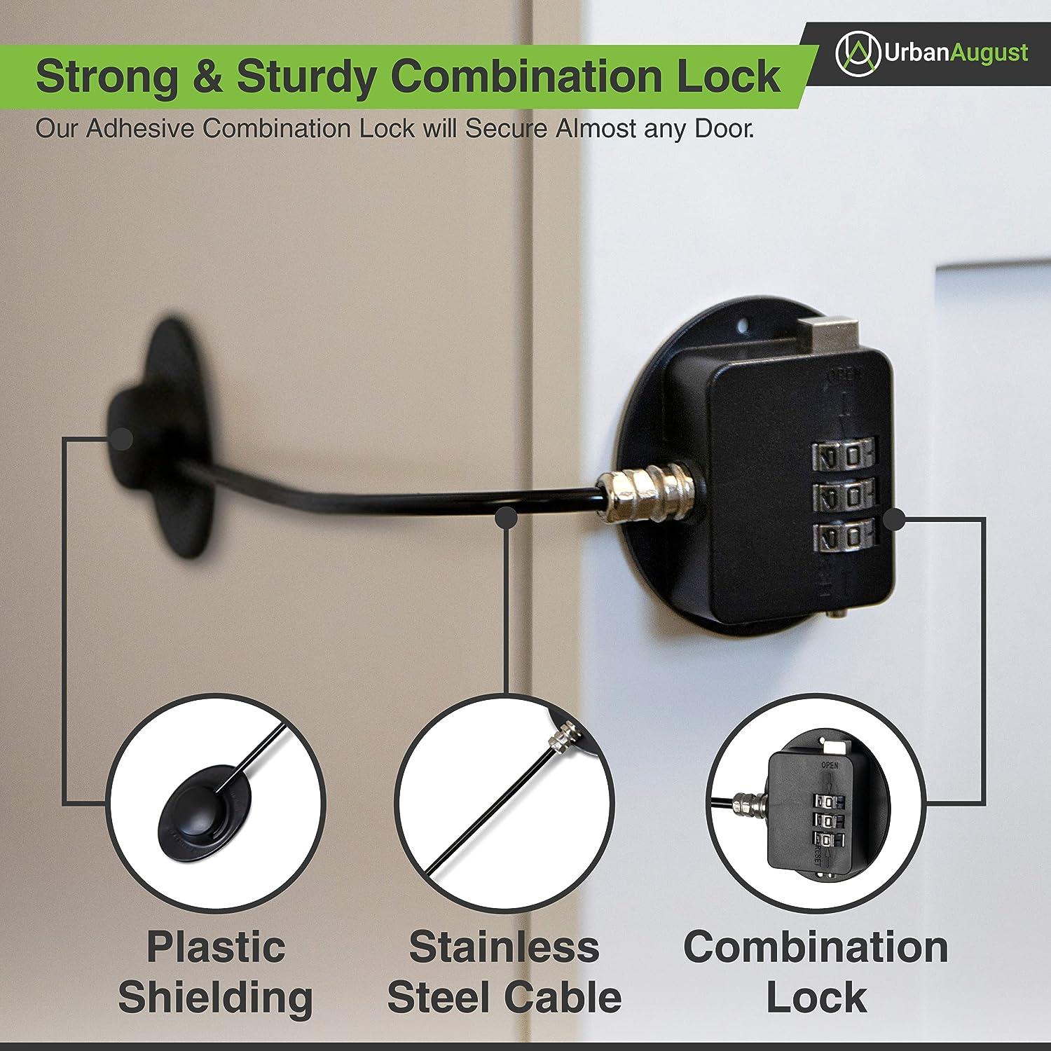 Durable Baby Safety Refrigerator Lock With Keys Or Coded Lock