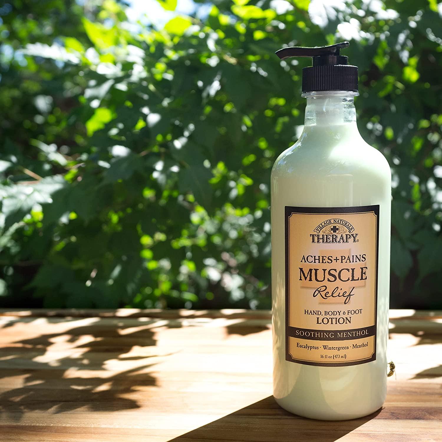 Muscle Relief Hand & Body Lotion - Village Naturals Therapy – The