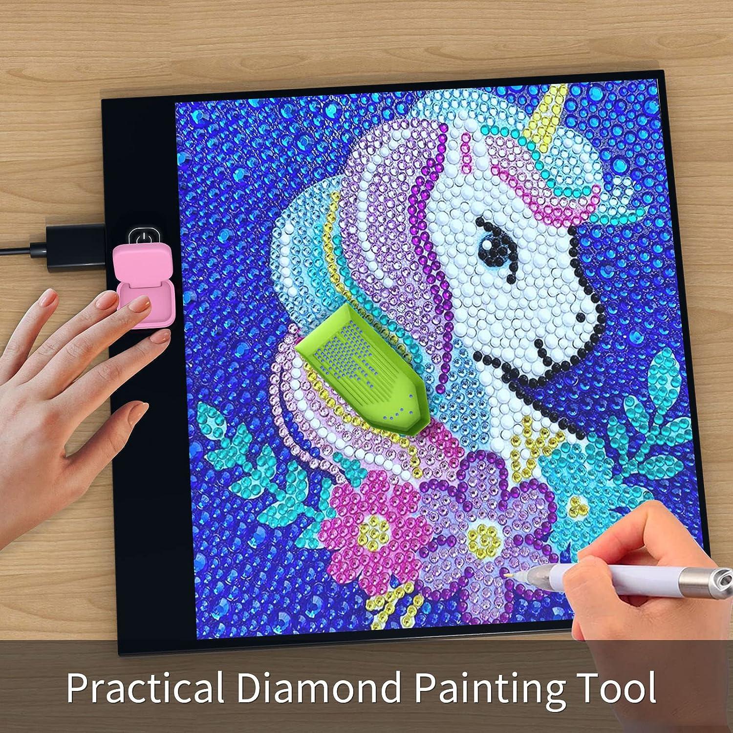 LED Pad for Diamond Painting, USB Powered Light Board Digital Light Box for  Drawing Pad Art Painting board A5 A4 drawing tablet