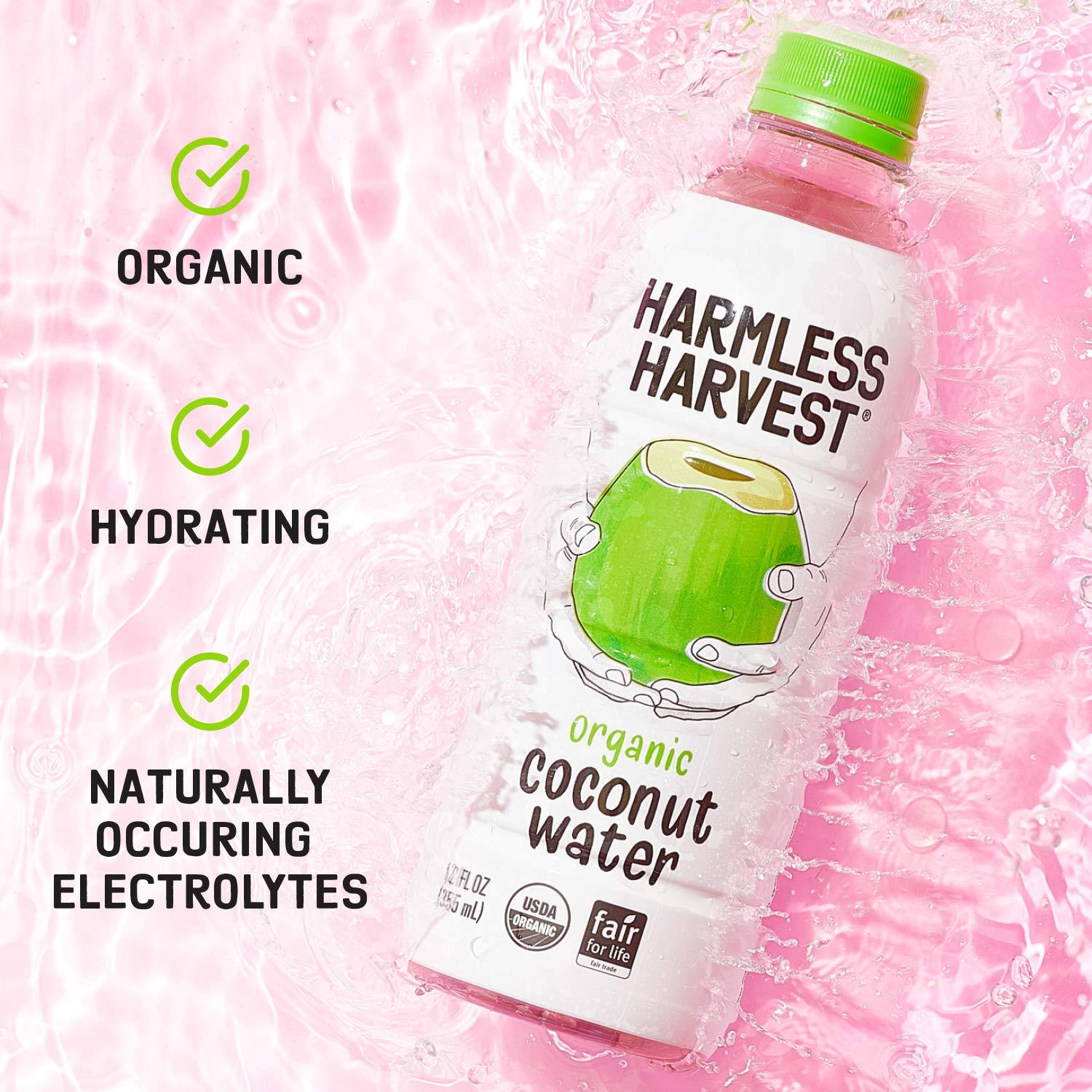 Harmless Harvest Organic Coconut Water Drink Hydrate With Natural