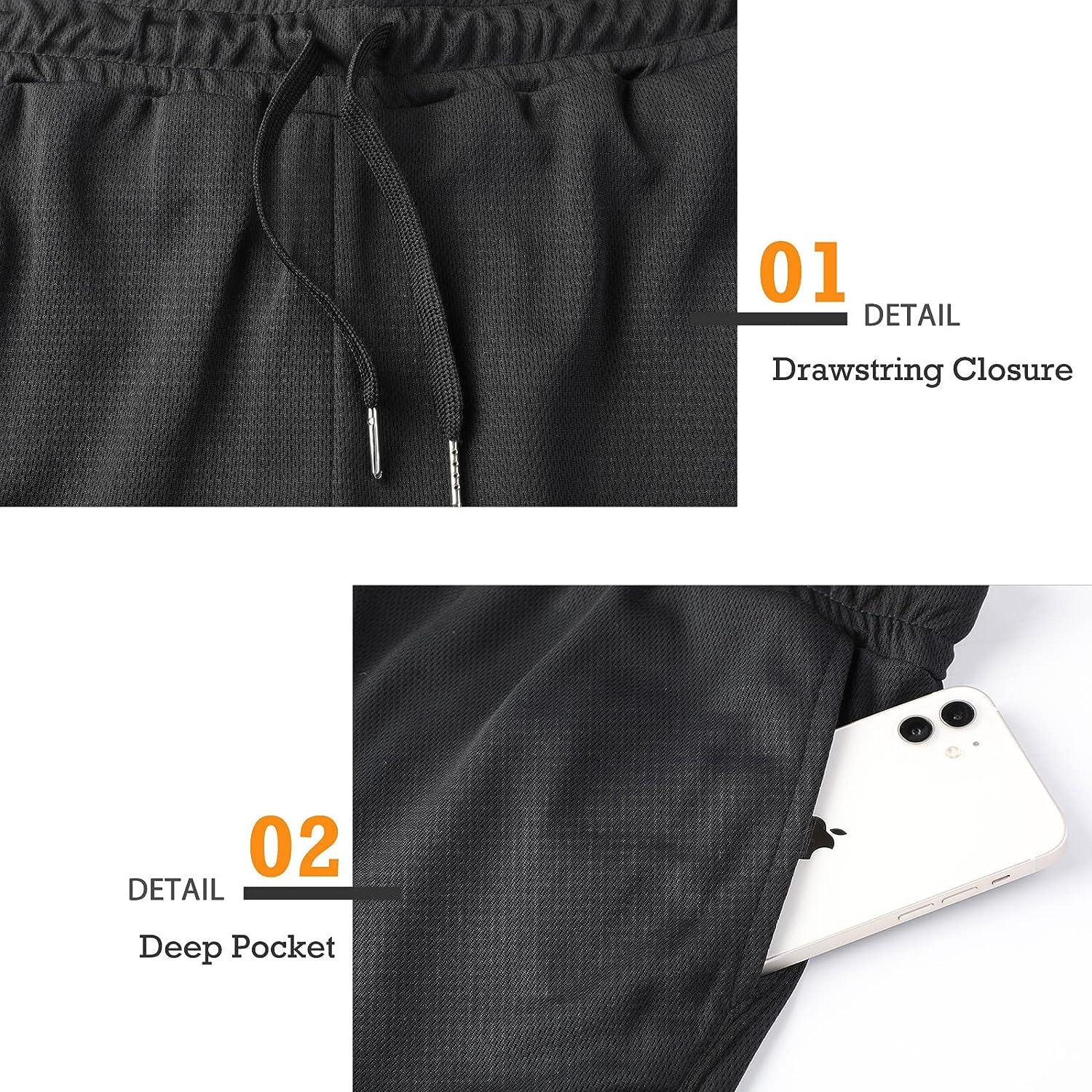  Surenow Mens Running Jogger Pants Workout Athletic