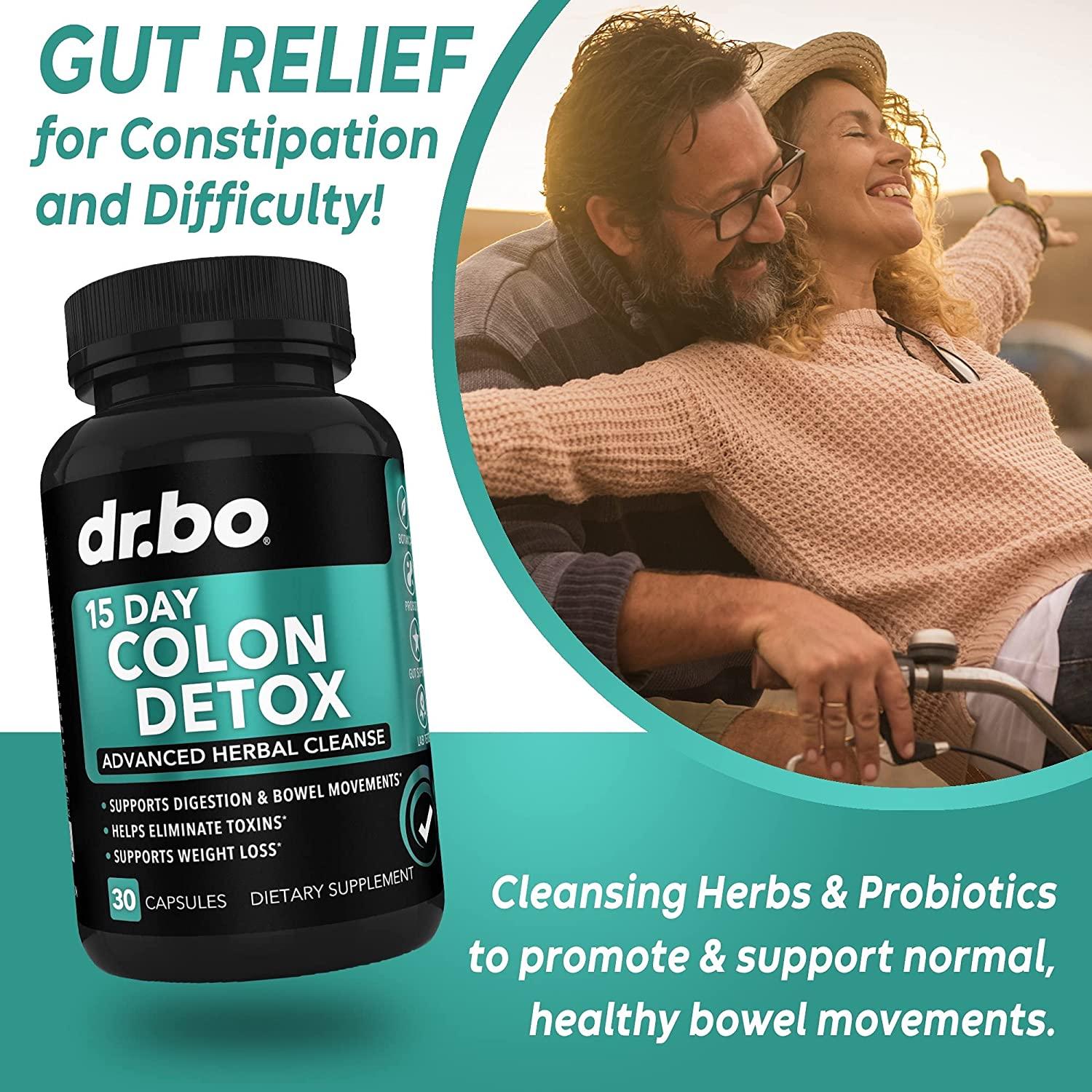 Colon Cleanser Detox For Weight Loss 15 Day Intestinal Cleanse Pills And Probiotic Fast Acting 