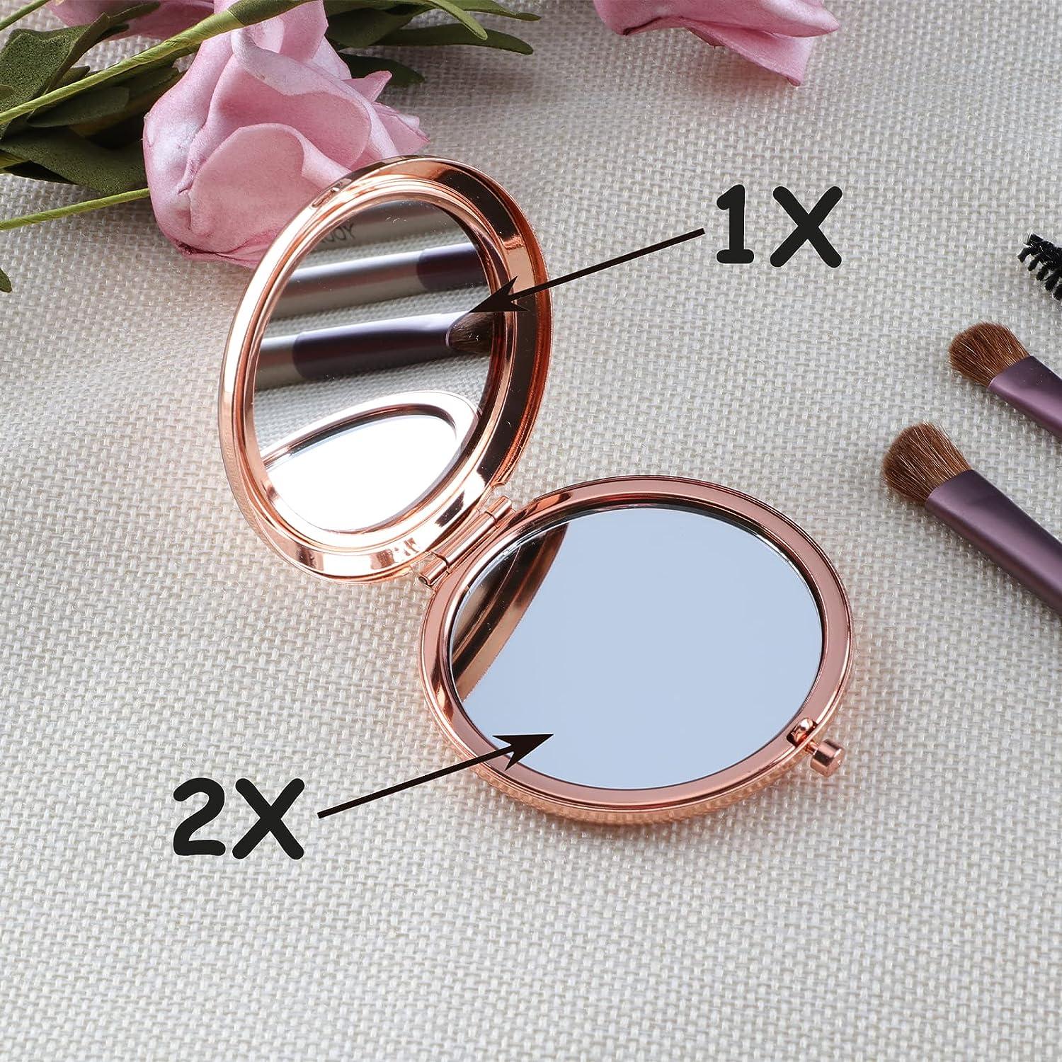 16 Year Old Girl Birthday Gift Rose Gold Compact Makeup Mirror