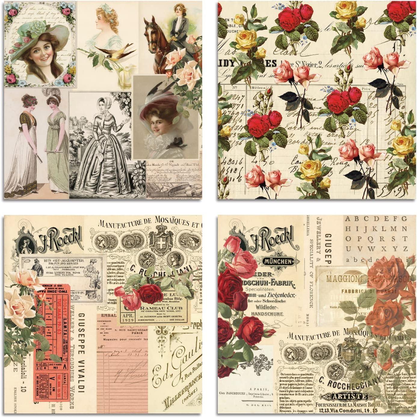  Scrapbooking Paper 12 x 12 Inch, 24 Sheets Craft Scrapbook  Paper Pad, Single-Side Printing Cardstock Paper Supplies for Crafting Card  Making Decorative Background Art Album (Nature) : Arts, Crafts & Sewing