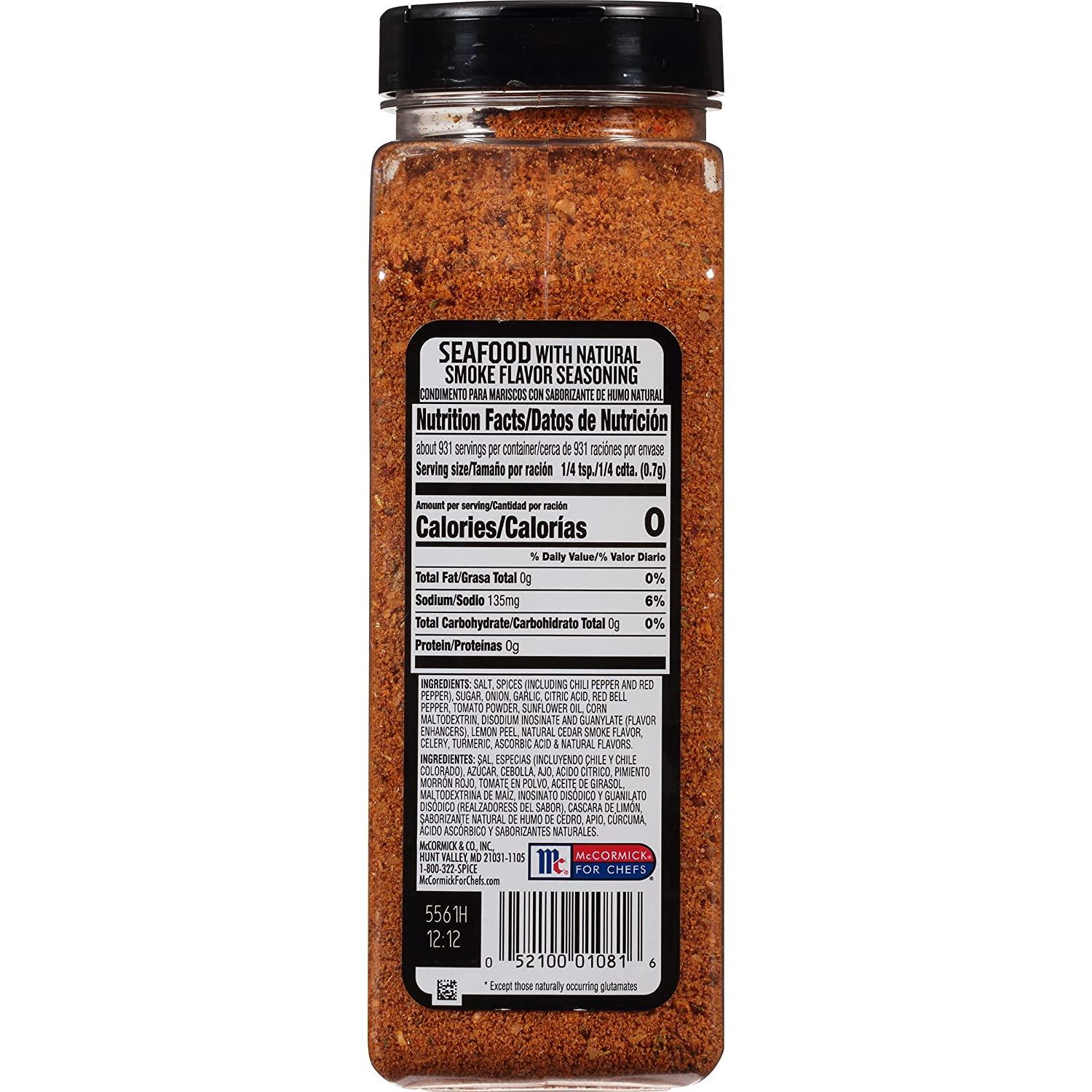 Pereg Seafood Seasoning (4.25 Oz) - Seafood Seasoning Spice Blend for Fish,  Salmon - Non-GMO – Sugar-Free